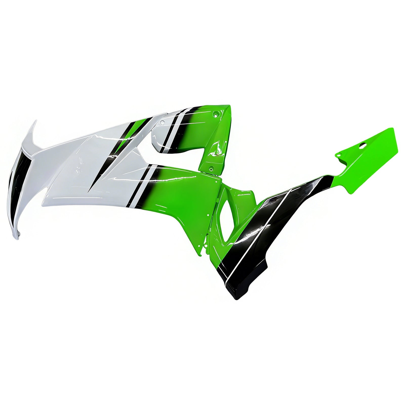 Amotopart Kawasaki ZX10R 2008-2010 Kit Carénage Carrosserie Plastique ABS