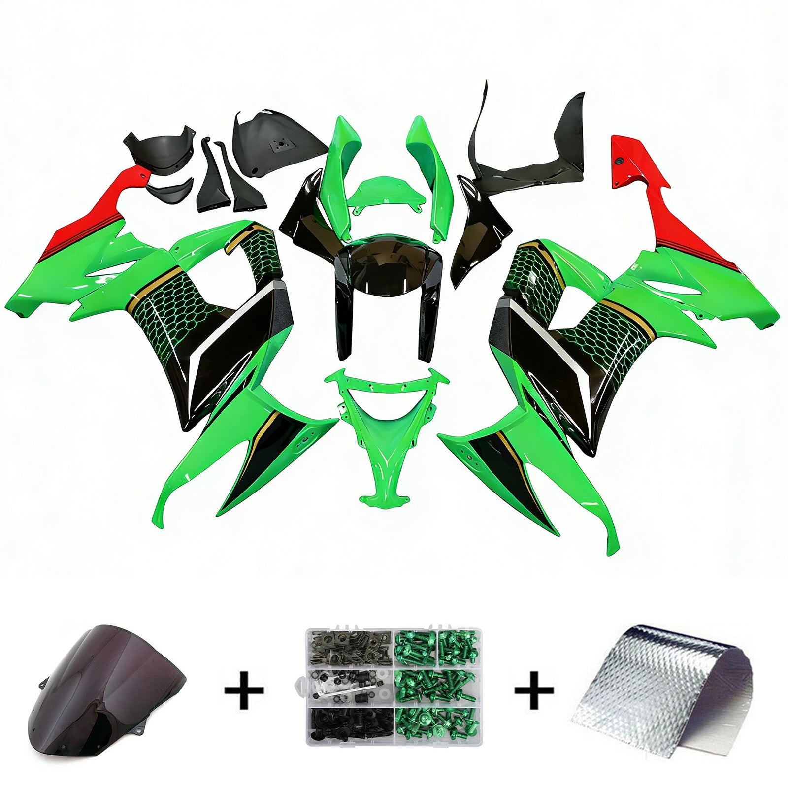Kawasaki ZX10R 2008-2010 Injektiotapapakkaus, ABS-muovinen kori