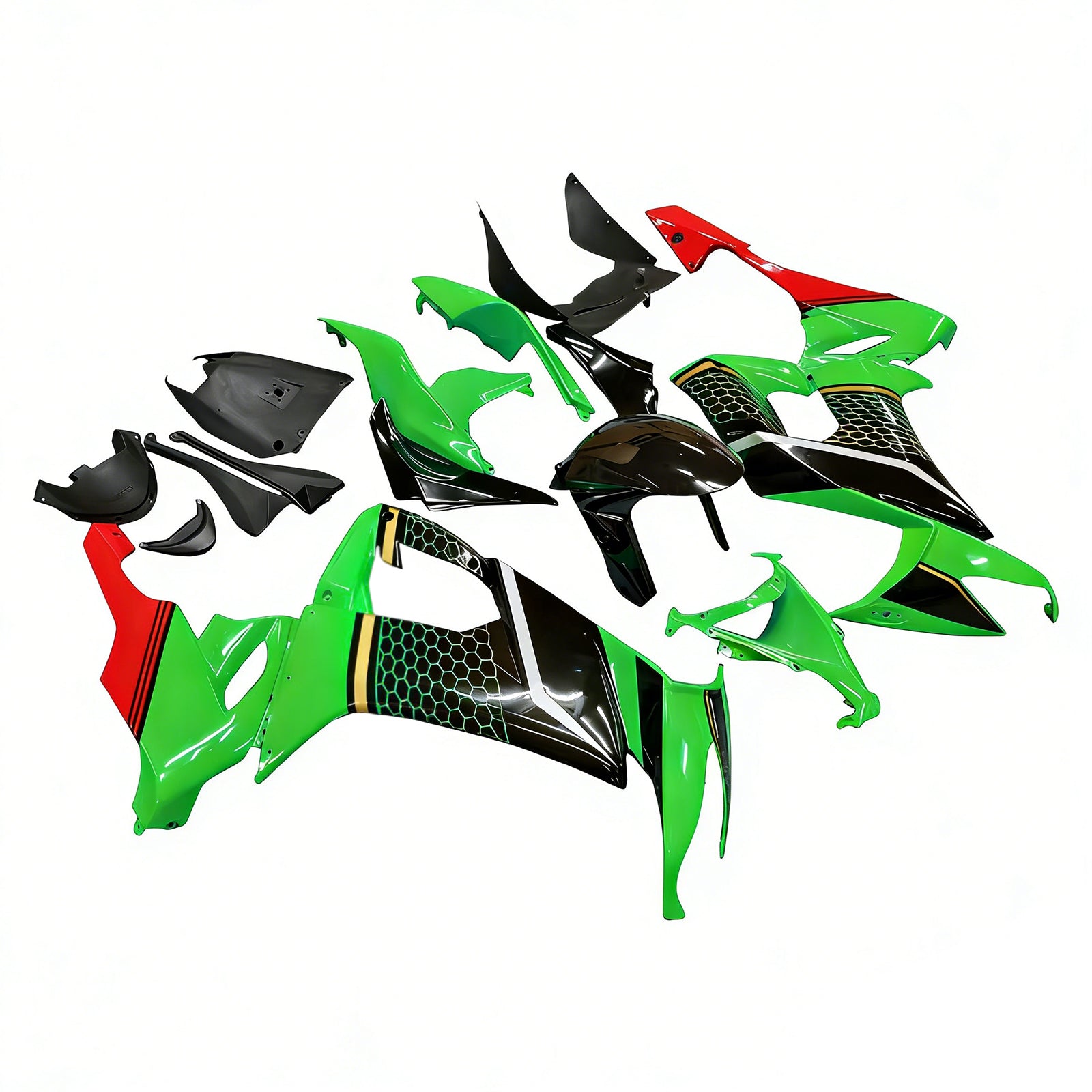 Kawasaki ZX10R 2008-2010 Injektiotapapakkaus, ABS-muovinen kori