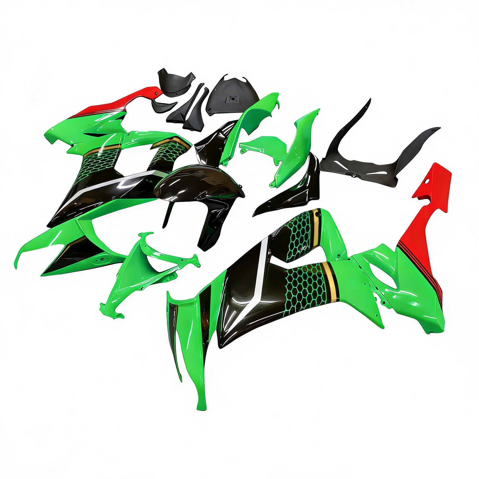 Kawasaki ZX10R 2008-2010 Injektiotapapakkaus, ABS-muovinen kori
