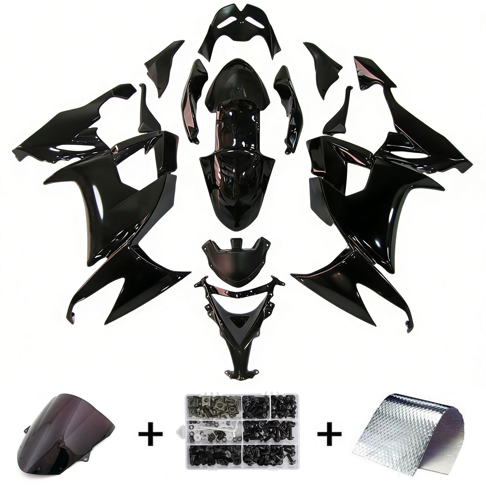 Kit Carenado Inyección Kawasaki ZX10R 2008-2010 Carrocería Plástico ABS