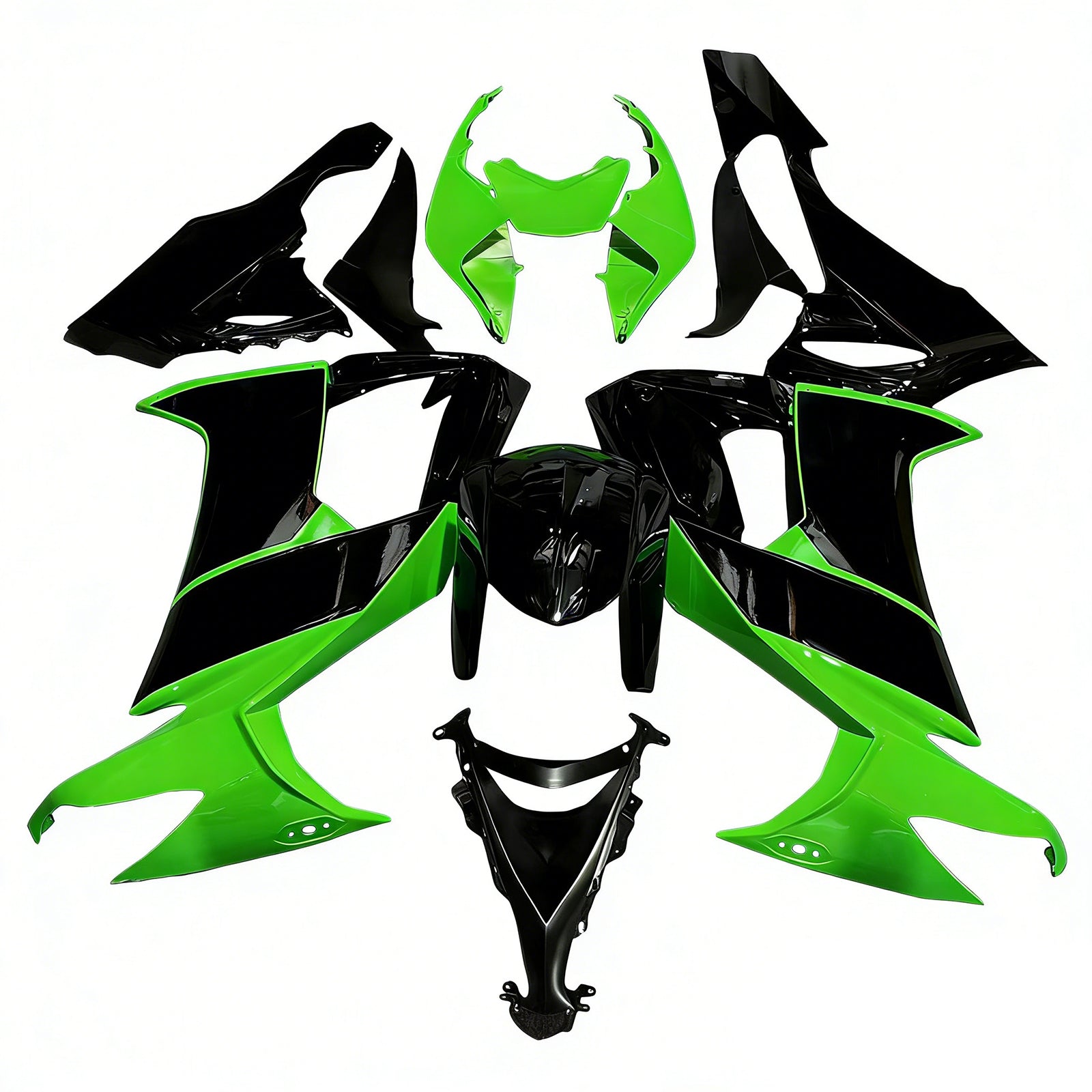 Kawasaki ZX10R 2008-2010 Kit de carenado de inyección, carrocería de plástico ABS