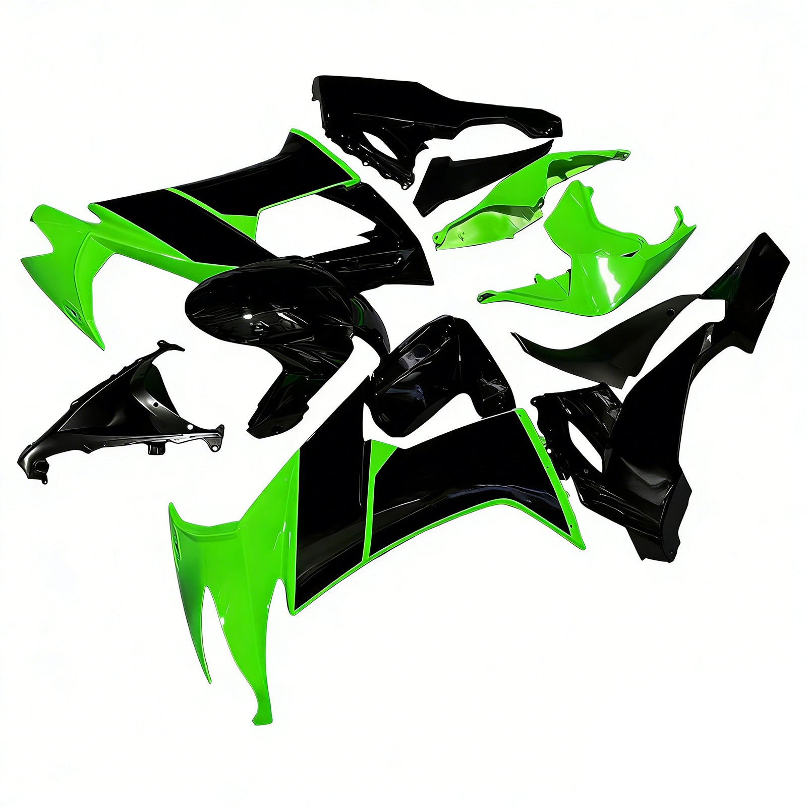 Kawasaki ZX10R 2008-2010 Kit de carenado de inyección, carrocería de plástico ABS