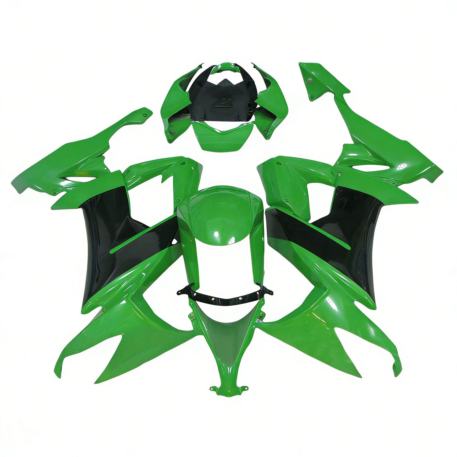 Kit de carénage d'injection Kawasaki ZX10R 2008-2010, carrosserie en plastique ABS