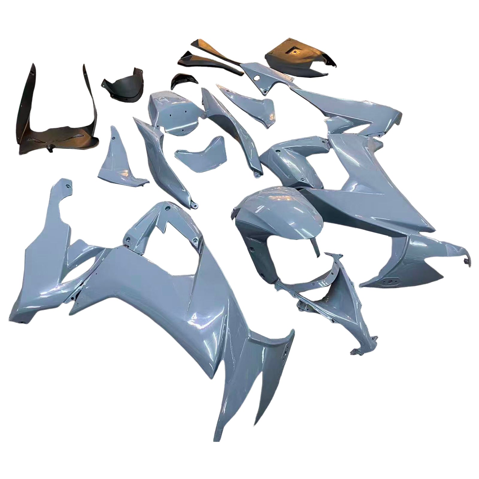 Kit de carénage par injection, carrosserie en plastique ABS pour Kawasaki ZX10R 2008-2010