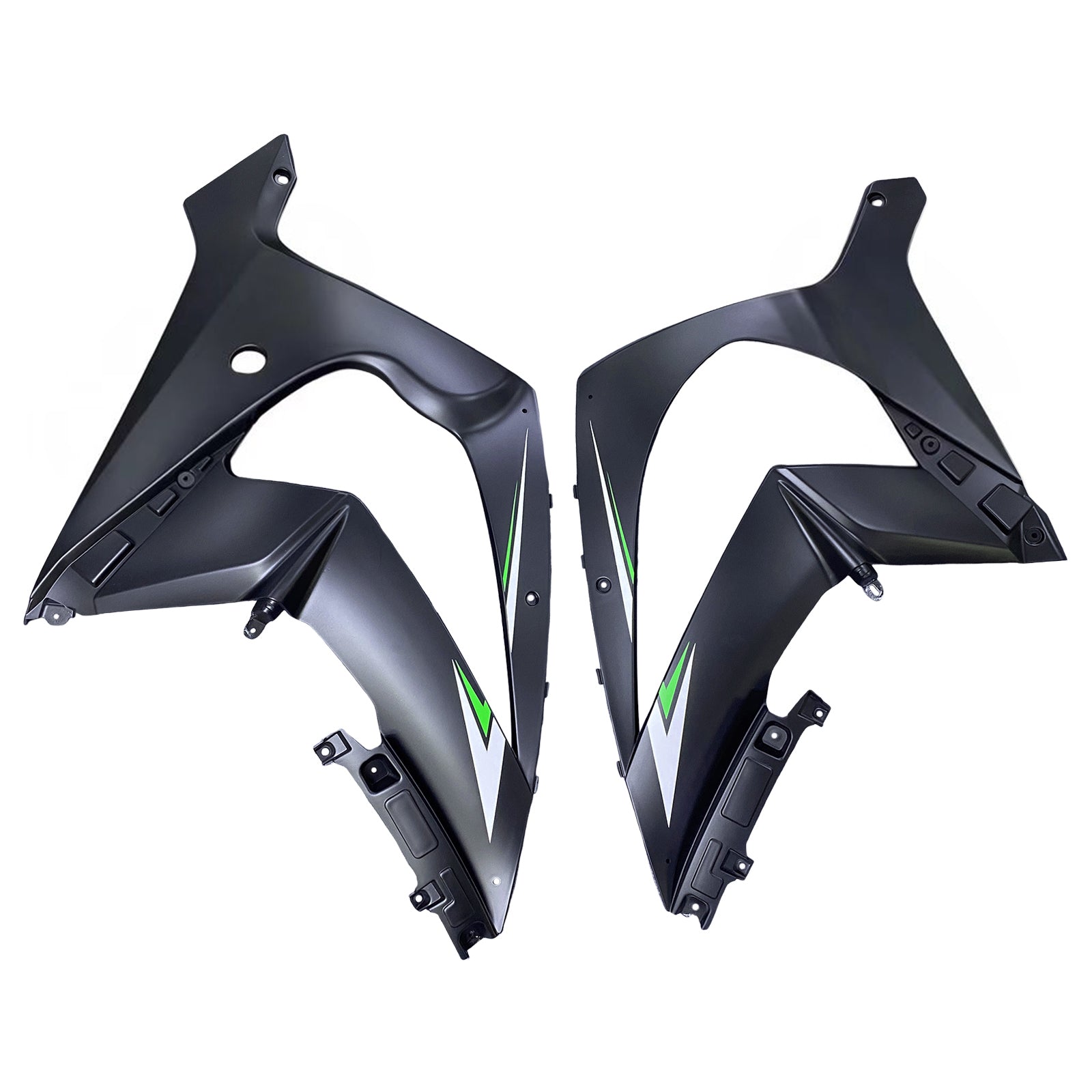 Amotopart pour Ninja ZX10R 2011-2015 vert noir carrosserie carénage ABS moulé par Injection plastique ensemble 8 # générique