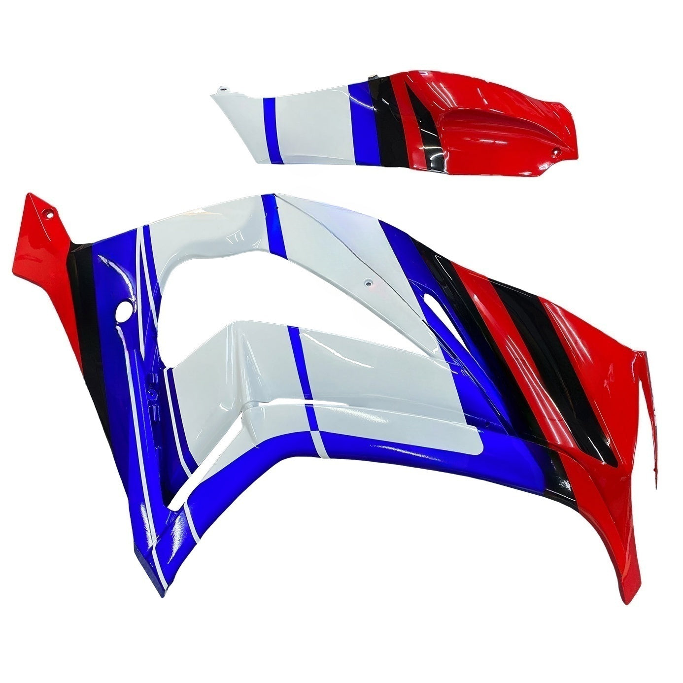 Amotopart pour Ninja ZX10R 2011-2015 rouge blanc bleu carrosserie carénage ABS moulé par Injection plastique ensemble 10 # générique