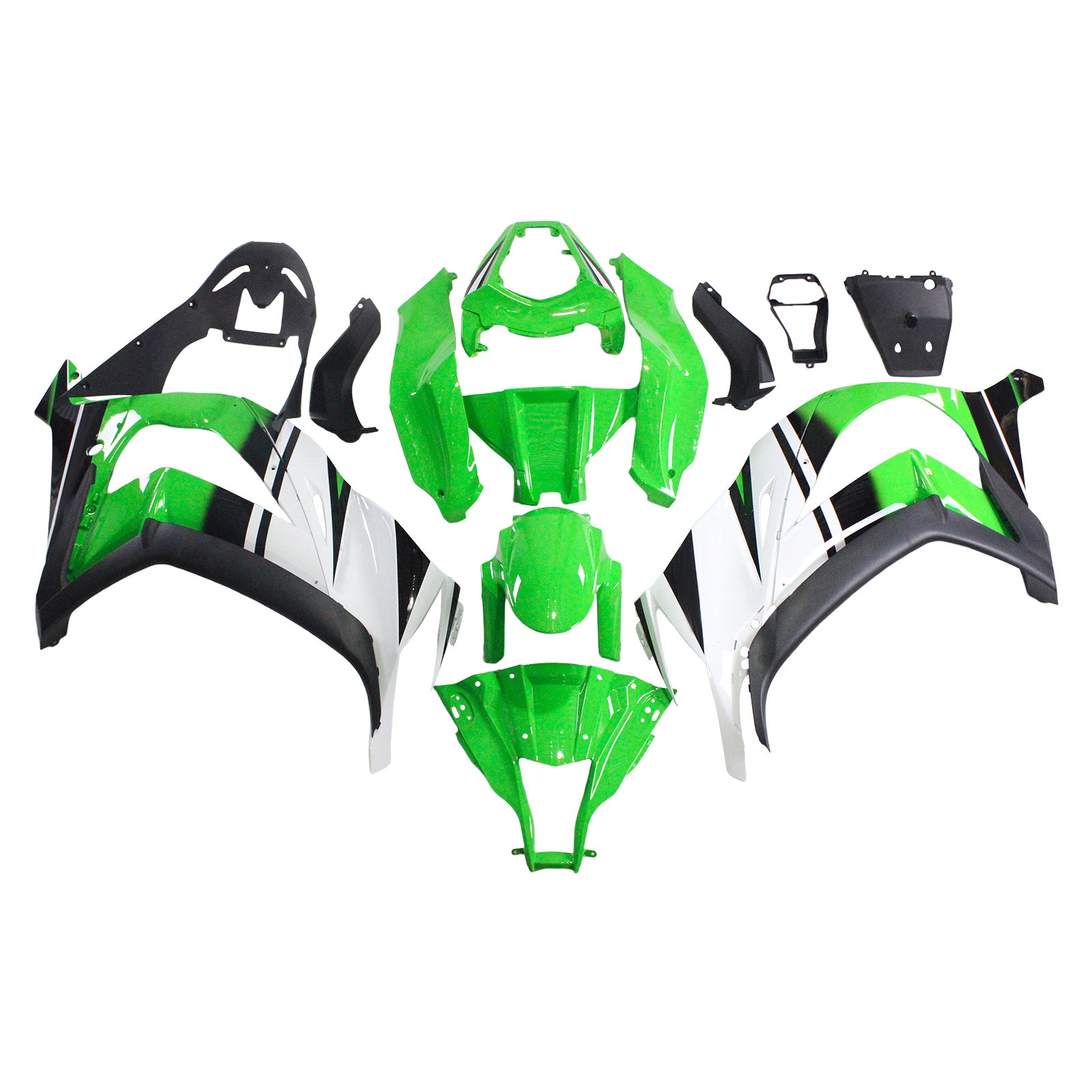 2011-2015 Kawasaki ZX10R Kit de carénage d'injection Bodywork Abs en plastique ajusté