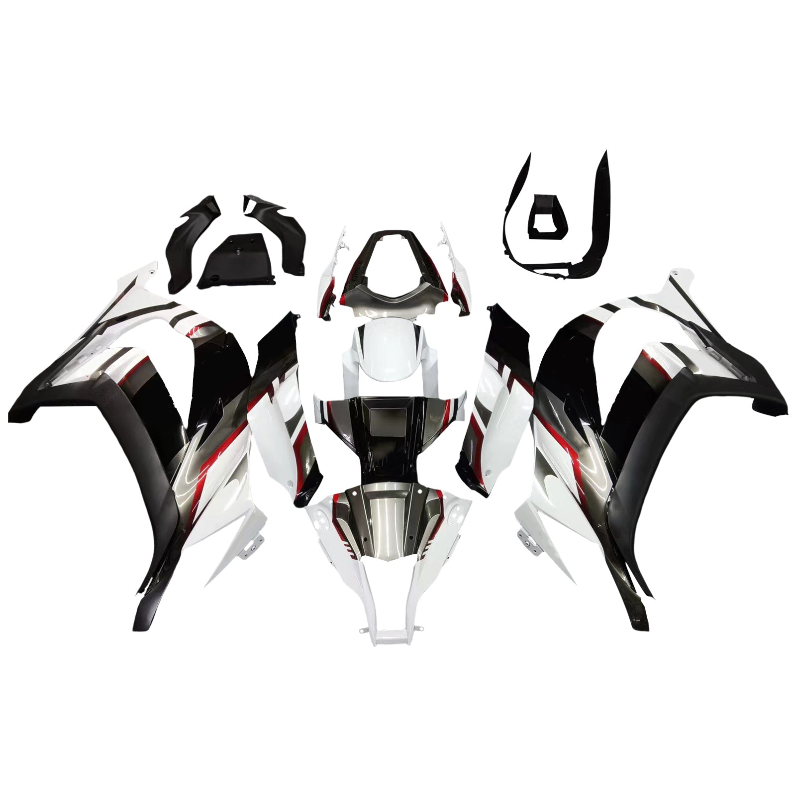 2011-2015 Kawasaki ZX10r Zestaw wstrzykiwania ABS w skorygowanym plastiku