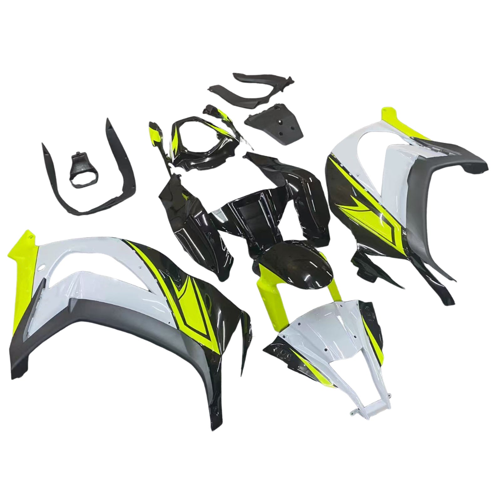 2011-2015 Kawasaki ZX10R päällirakenteen ruiskutussuojaussarja Abs Muovi asennettu