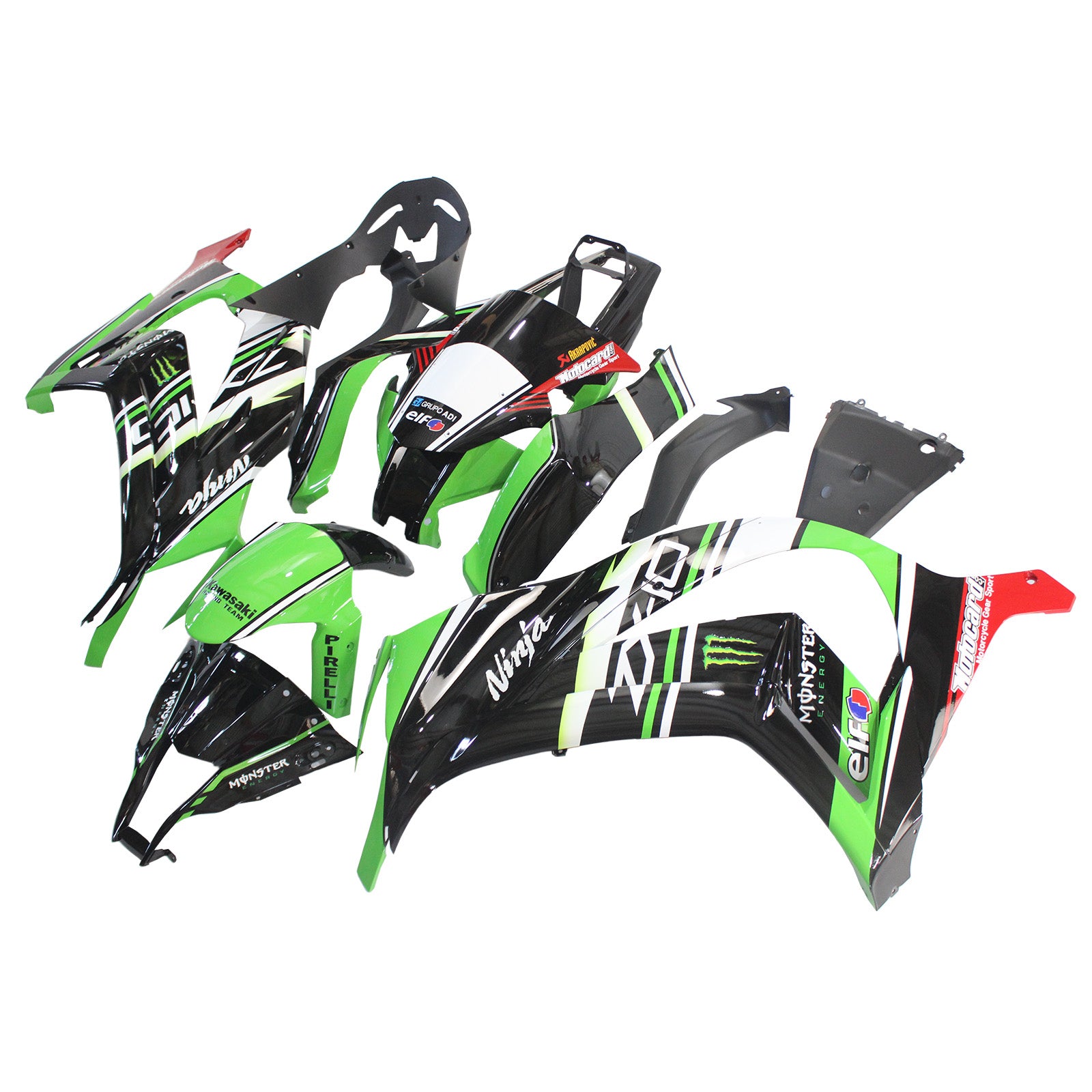 2011-2015 Kawasaki ZX10R Kit de carénage d'injection Bodywork Abs en plastique ajusté