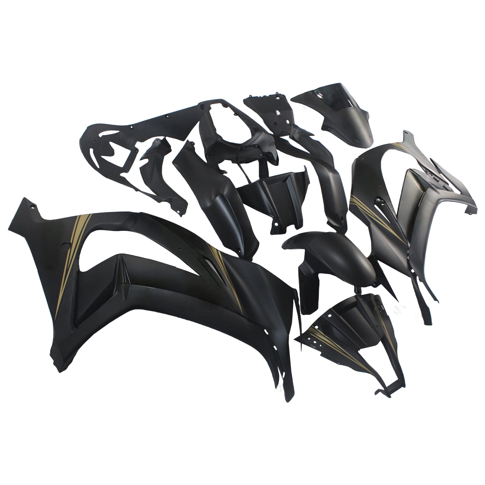 2011-2015 Kawasaki ZX10R Kit de carénage d'injection Bodywork Abs en plastique ajusté