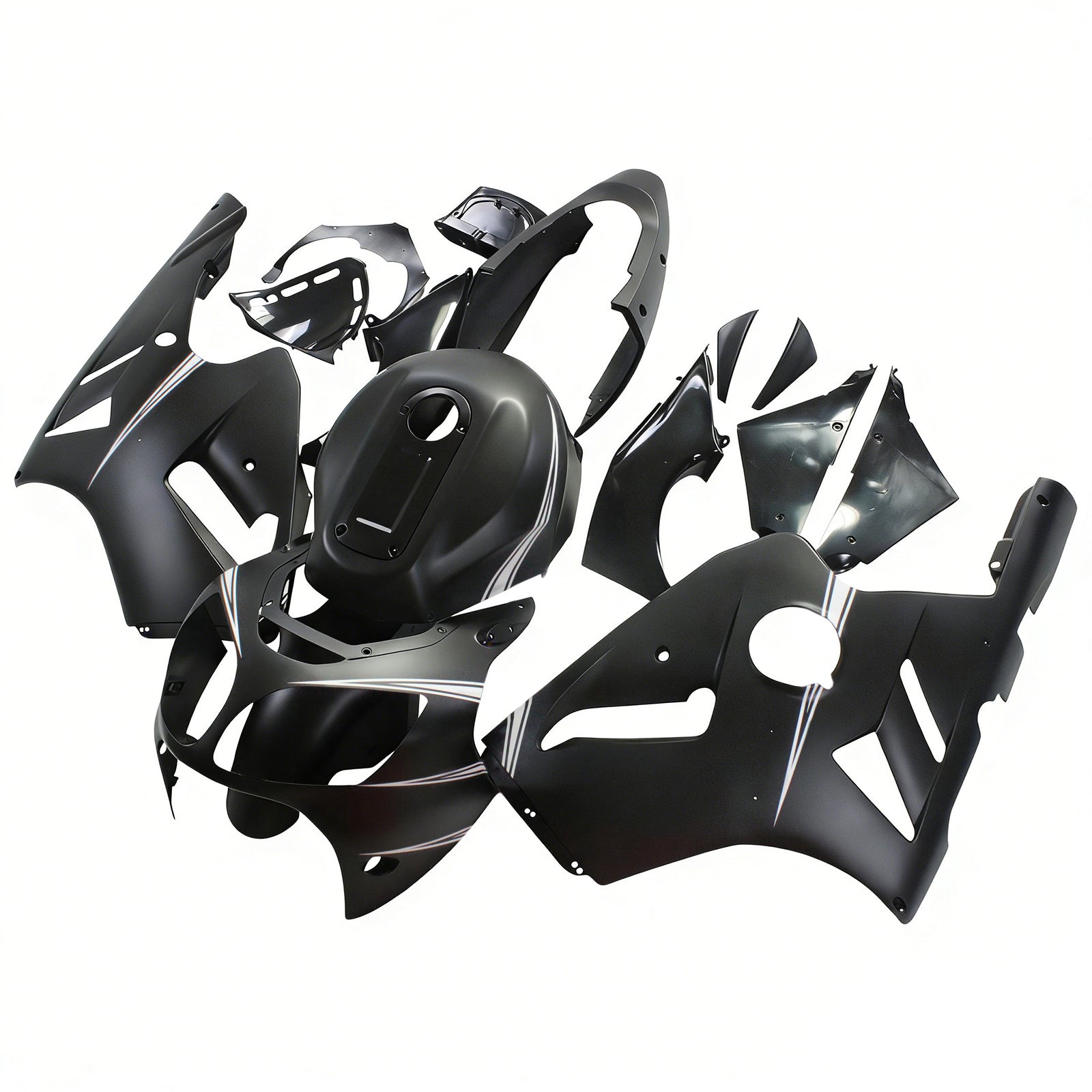 2000-2001 Kawasaki ZX12R ABS kunststof carrosserie-injectiekuipset geschikt