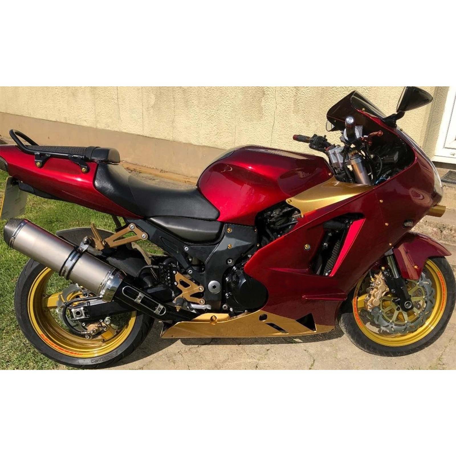 2000-2001 Kawasaki ZX12R ABS kunststof carrosserie-injectiekuipset geschikt