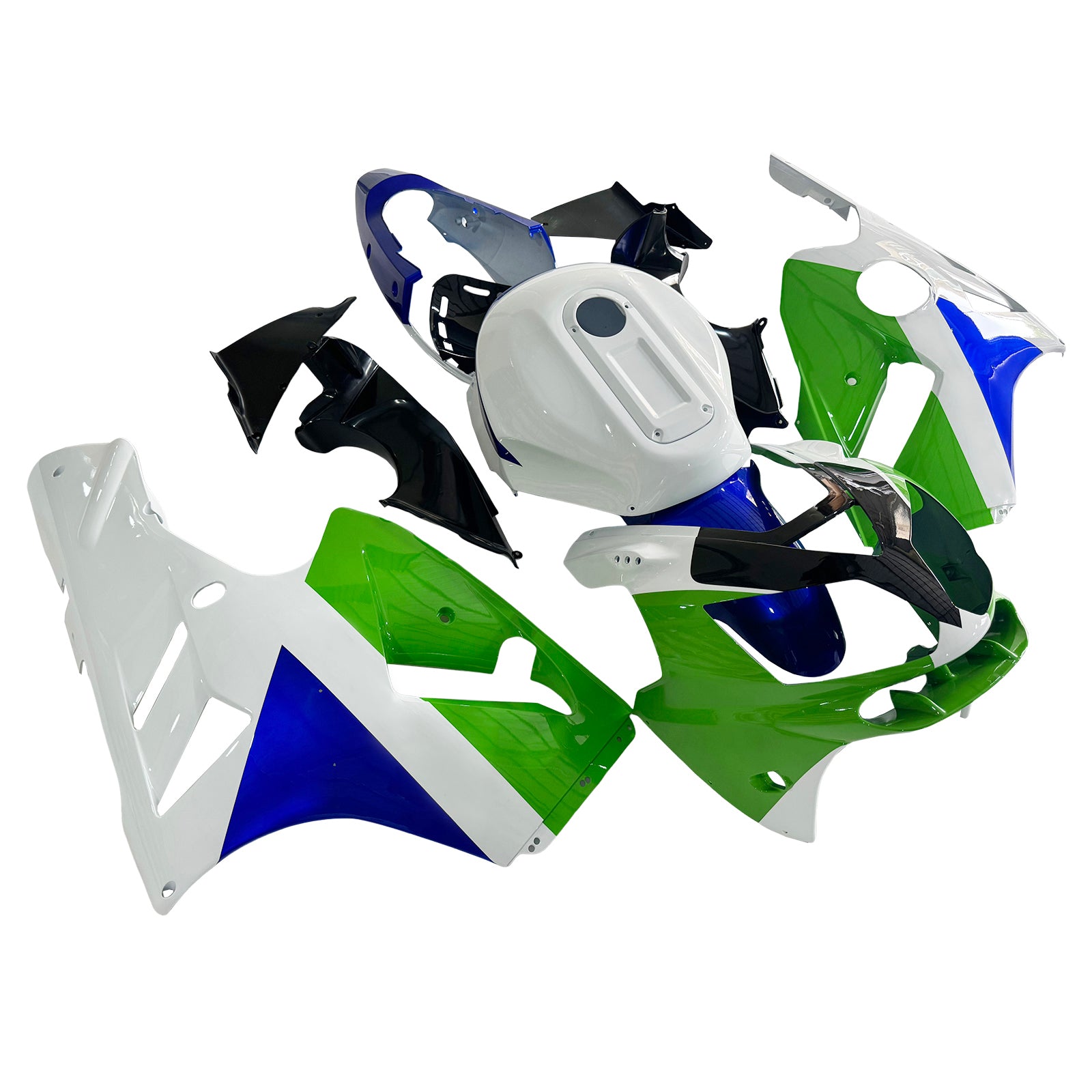 Kit carena iniezione carrozzeria in plastica ABS adatta per Kawasaki ZX12R 2002-2005