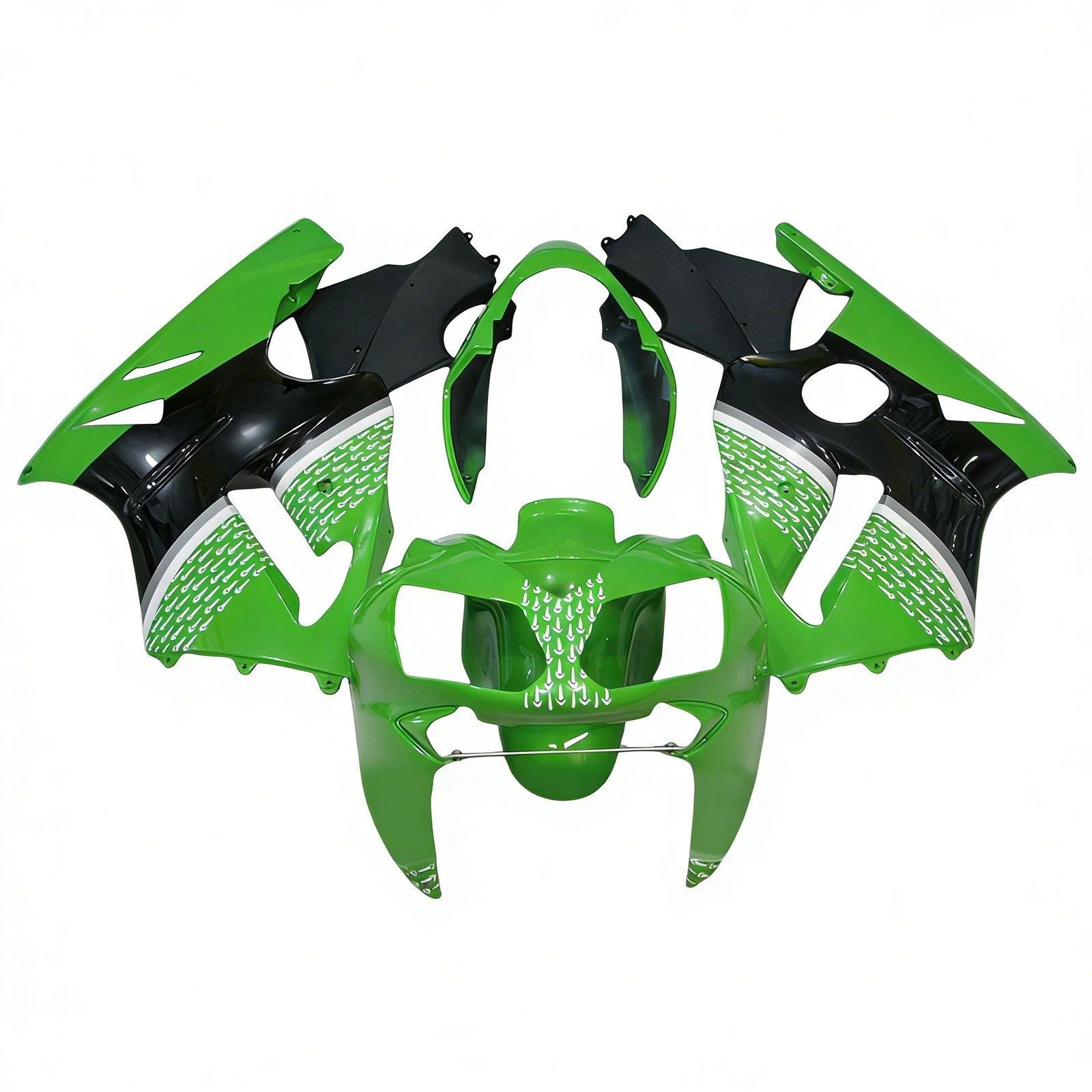 2002-2005 Kawasaki ZX12R ruiskutussuojasarja ABS muovinen kori