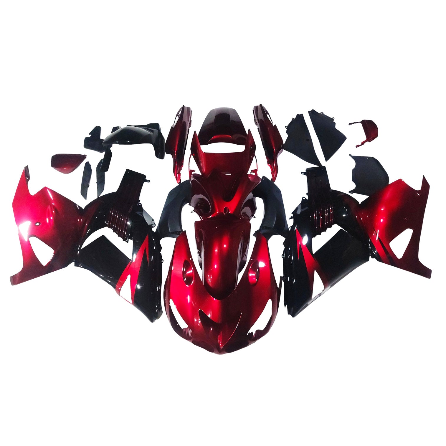 Amotopart Kawasaki ZX14R 2006-2011 ABS kunststof carrosseriekuipset
