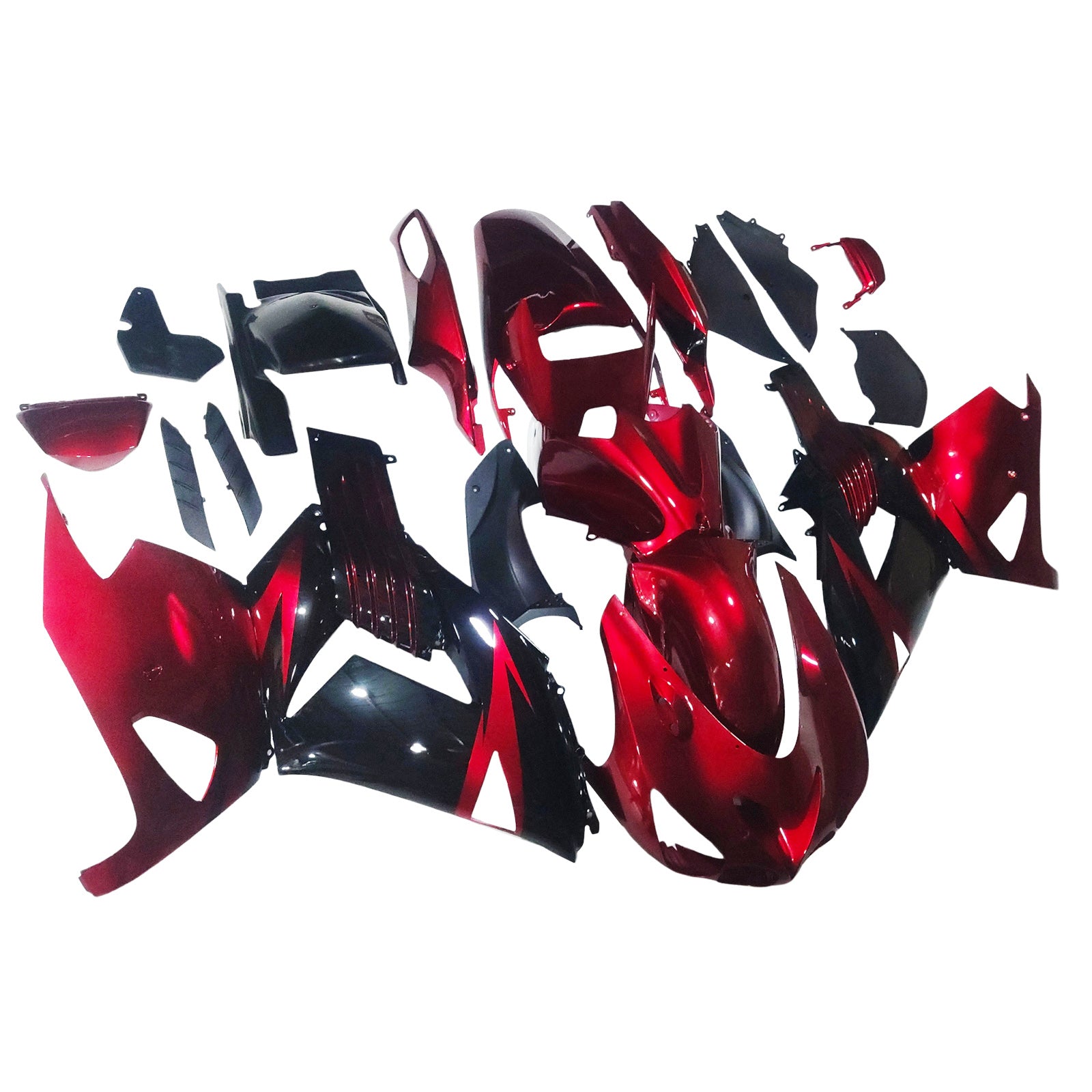 Amotopart Kawasaki ZX14R 2006-2011 ABS kunststof carrosseriekuipset