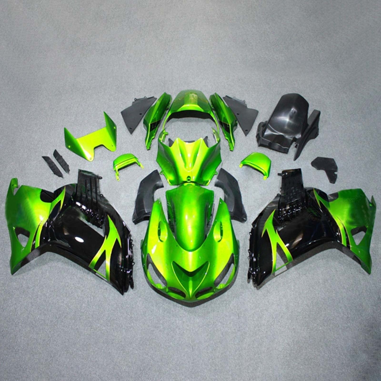 Amotopart Kawasaki ZX14R 2006-2011 Kit de carenado de carrocería de plástico ABS
