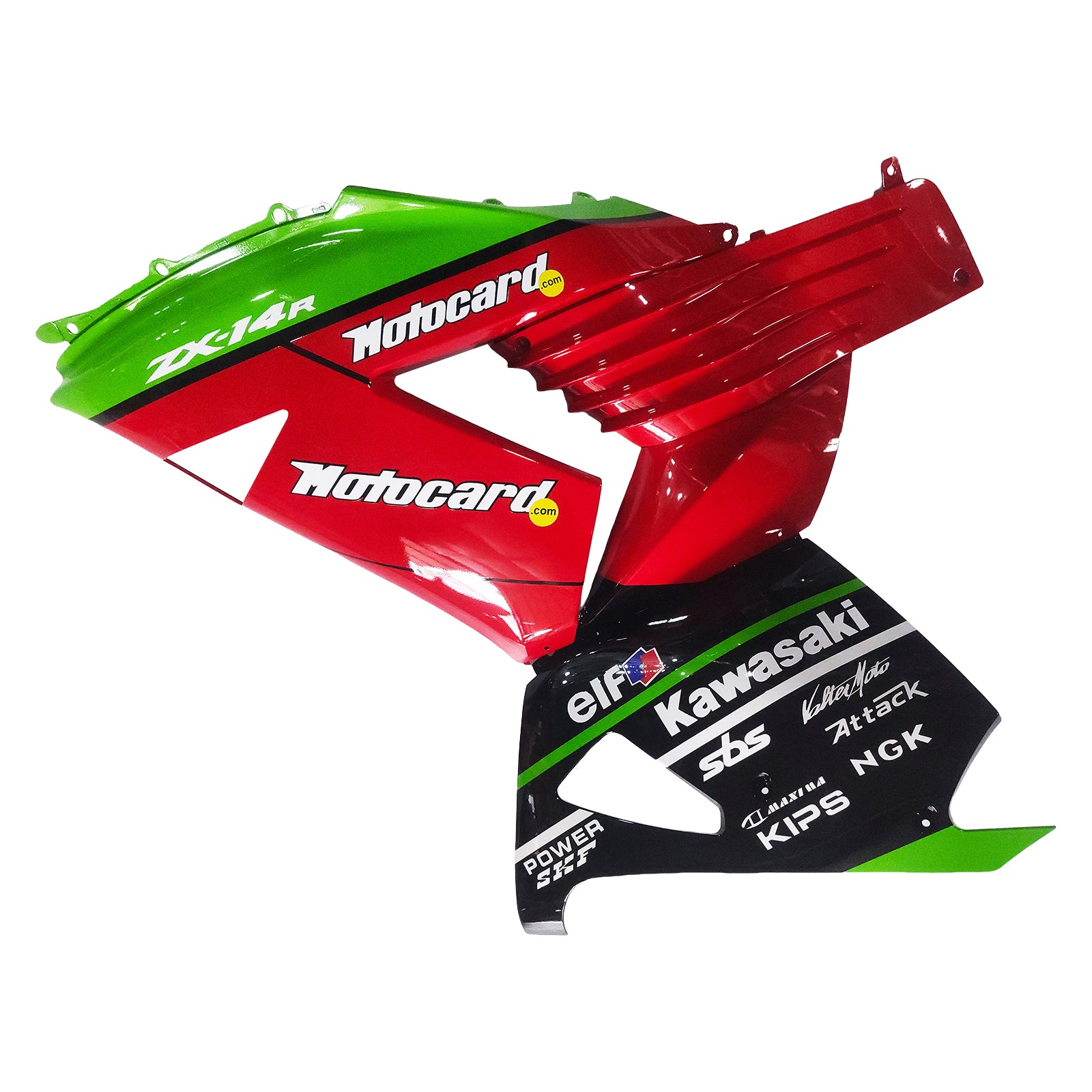 Amotopart Kawasaki ZX14R 2006-2011 ABS kunststof carrosseriekuipset