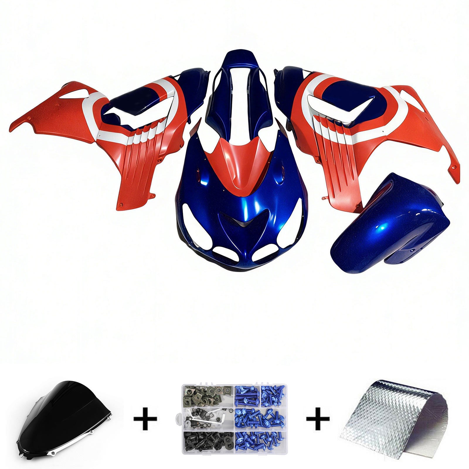 Kit de carénage d'injection Kawasaki ZX14R ZZR1400 2006-2011