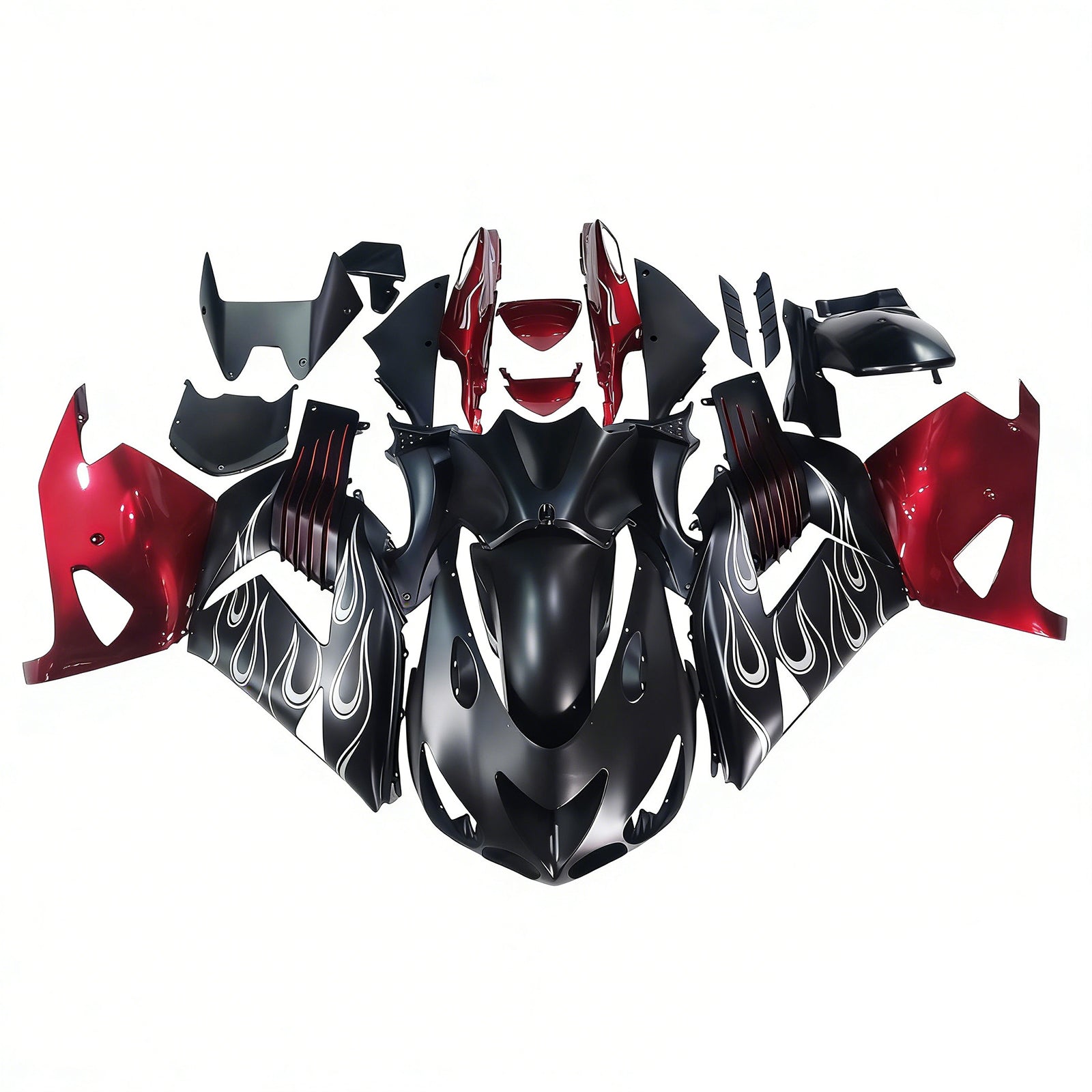 Kit de carénage d'injection Kawasaki ZX14R ZZR1400 2006-2011