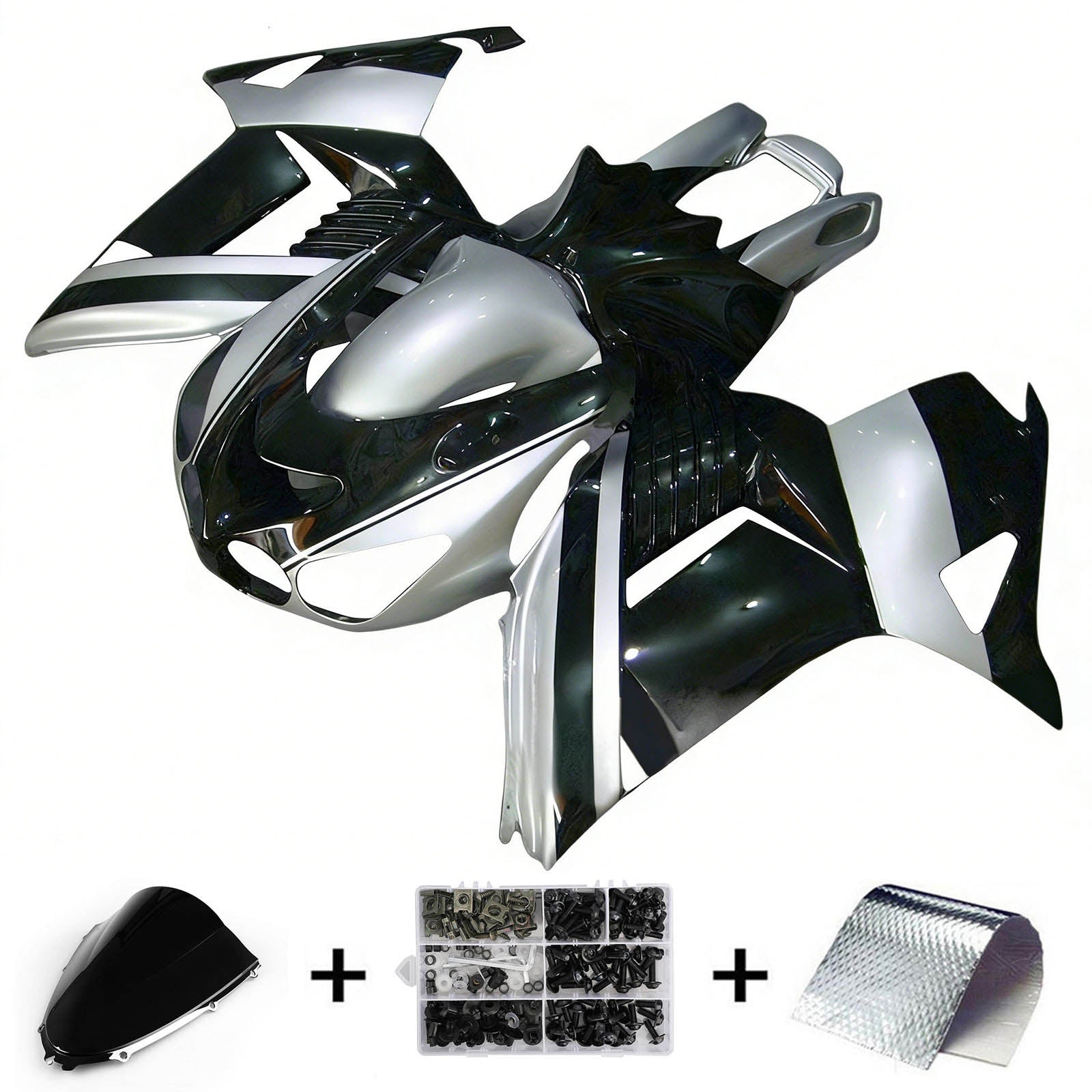 Kit de carénage d'injection Kawasaki ZX14R ZZR1400 2006-2011