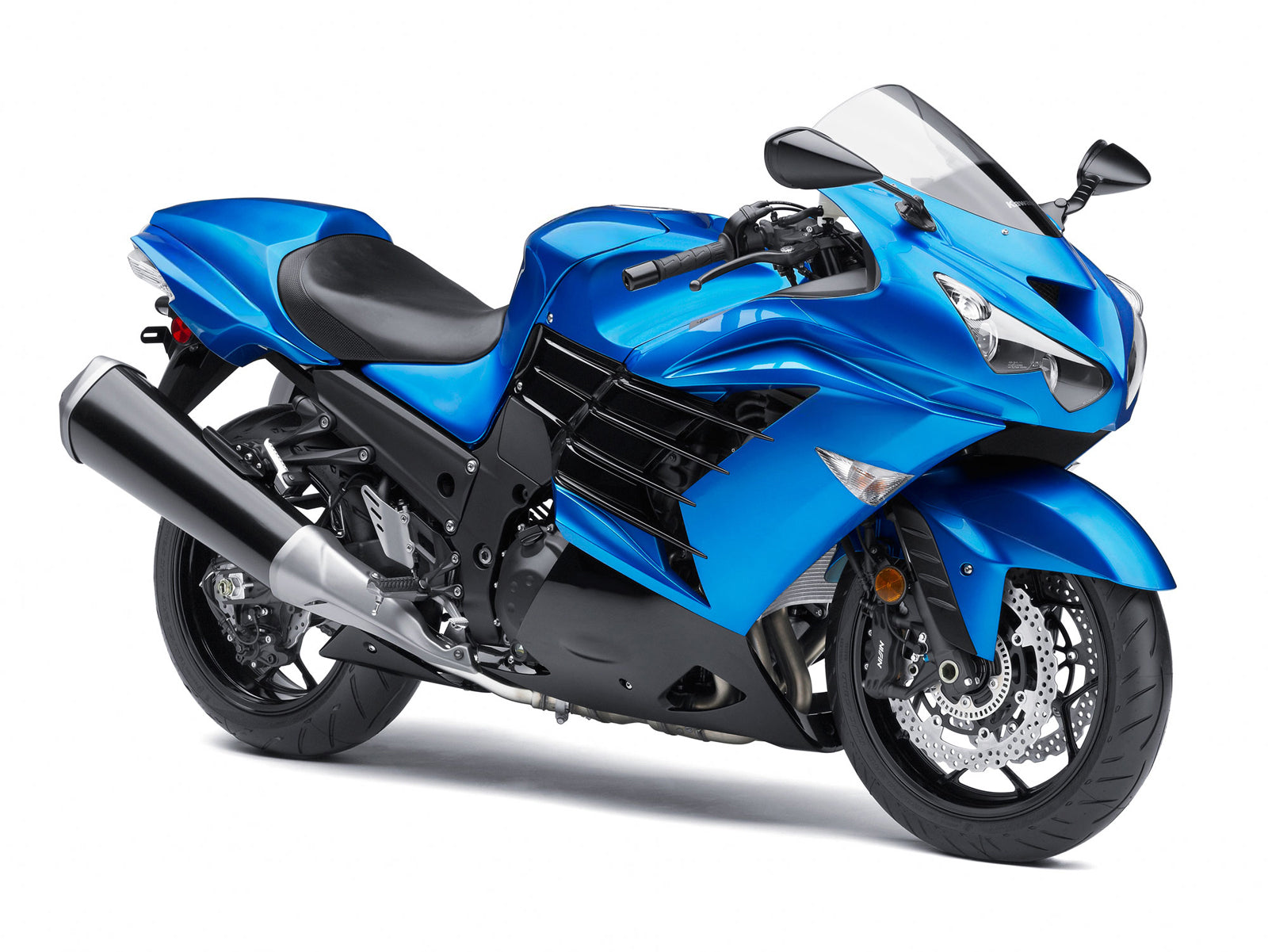Plastikowe owiewki Amotopart 2012-2021 Kawasaki ZX14R Ninja Blue Generic