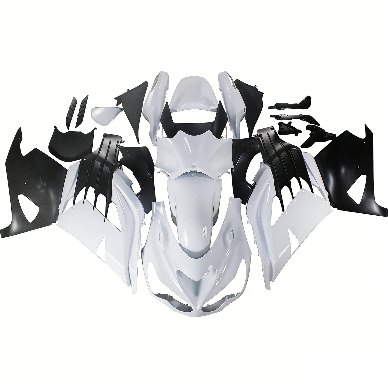Amotopart Carénages Plastiques 2012-2021 Kawasaki ZX14R Ninja White Generic