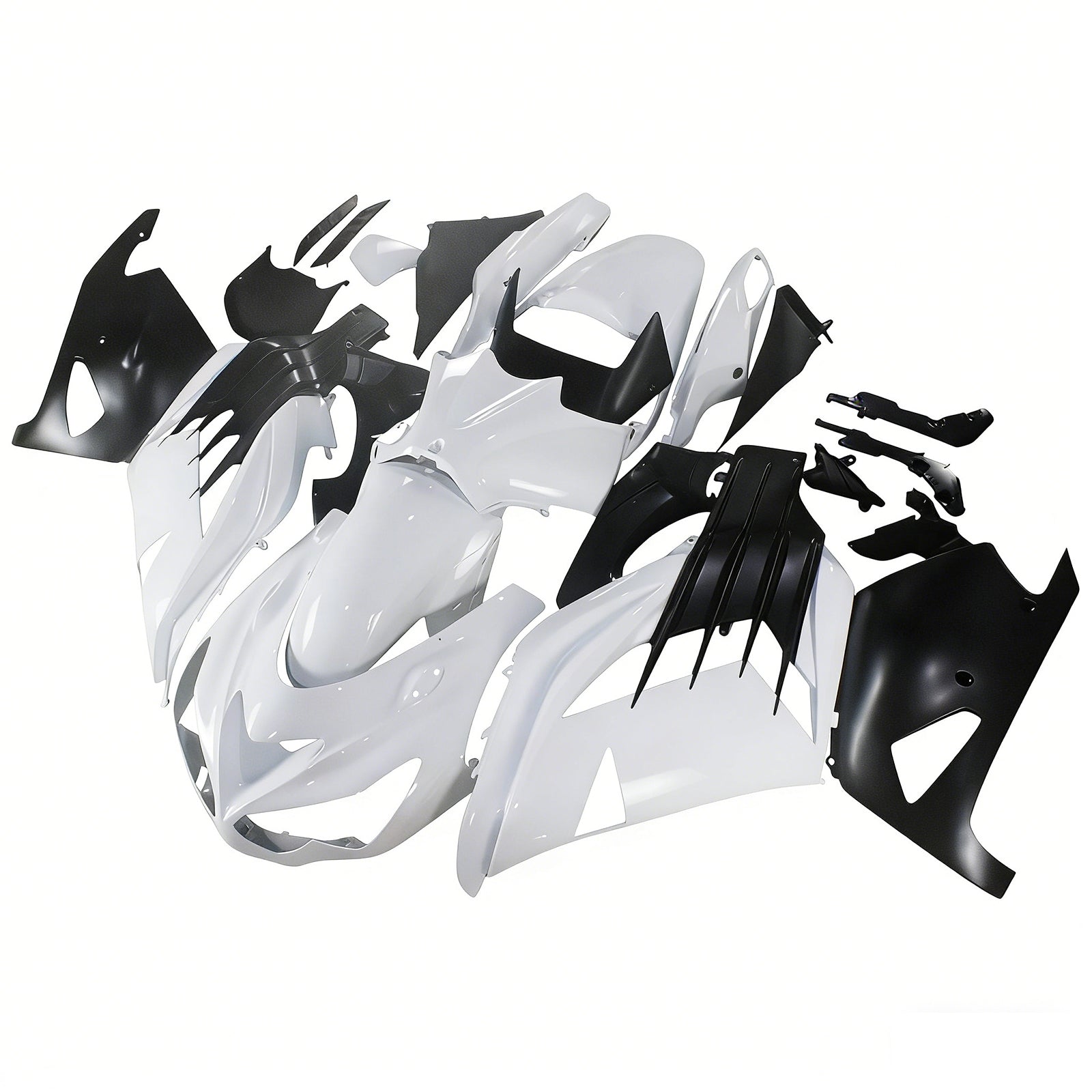 Amotopart Carénages Plastiques 2012-2021 Kawasaki ZX14R Ninja White Generic