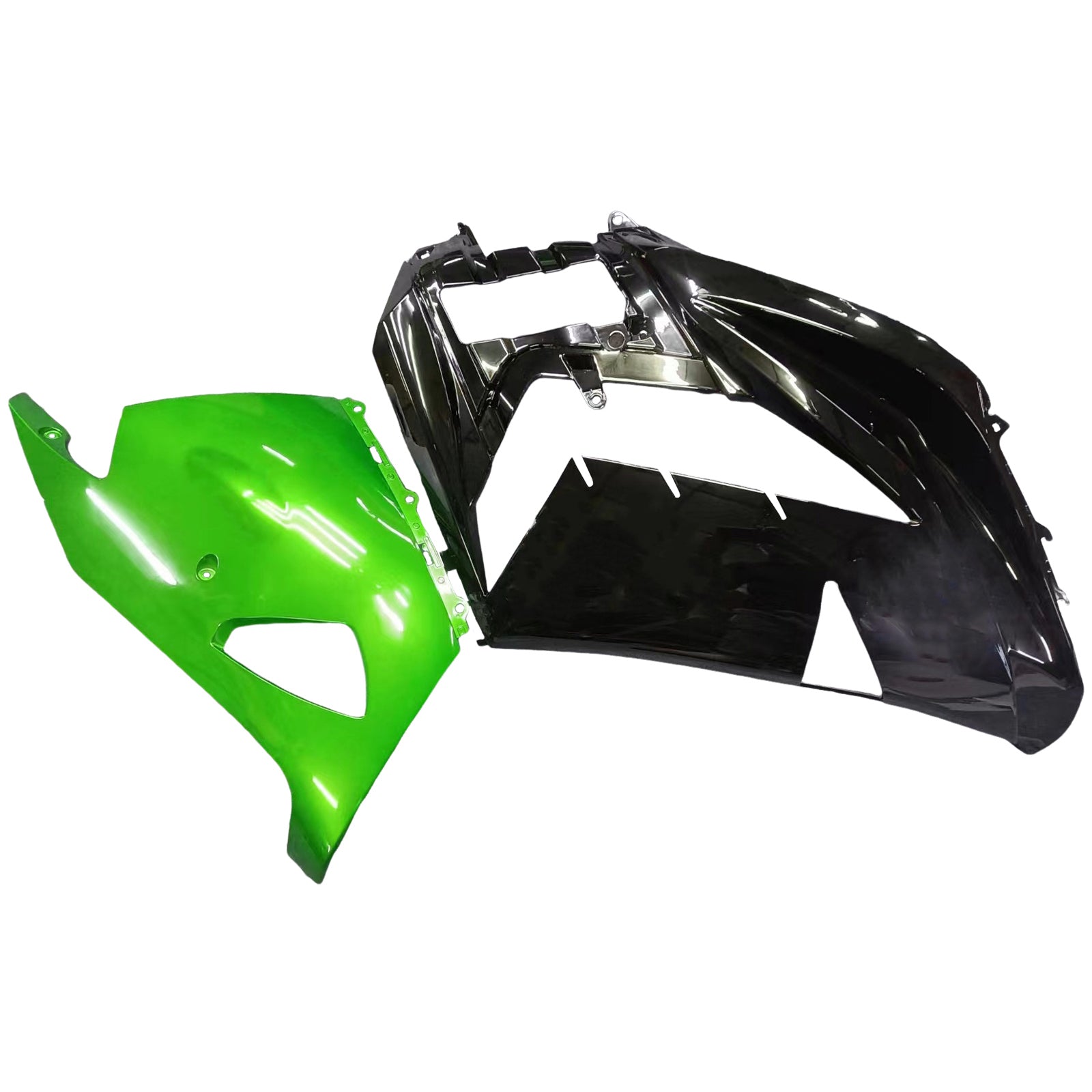 Amotopart pour Ninja ZX14R 2012-2021 vert noir carrosserie carénage ABS moulé par Injection plastique ensemble 10 # générique