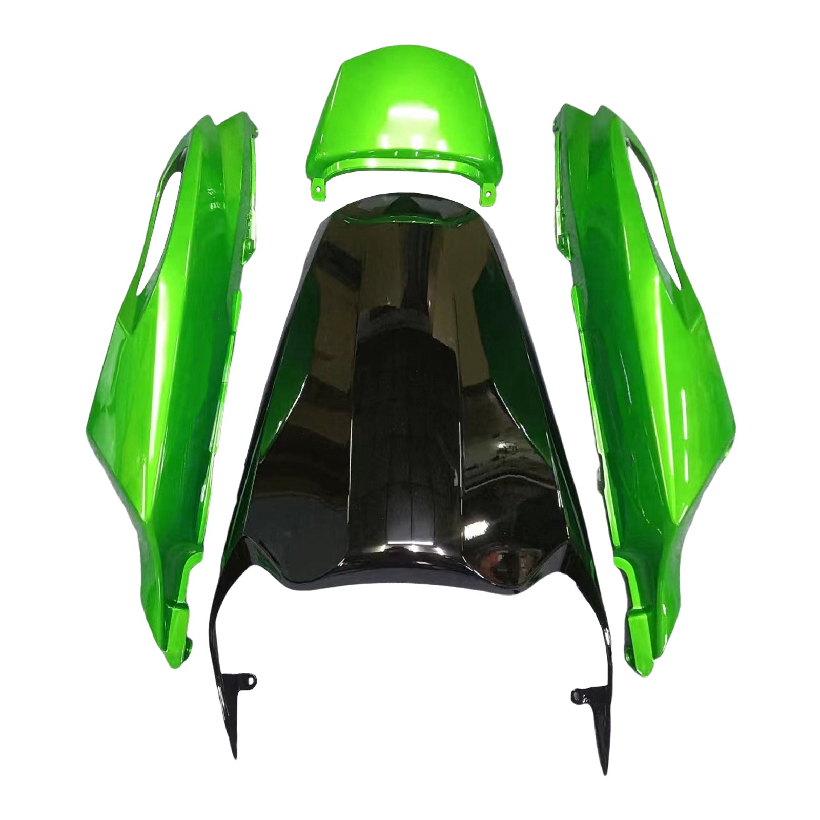 Amotopart pour Ninja ZX14R 2012-2021 vert noir carrosserie carénage ABS moulé par Injection plastique ensemble 10 # générique