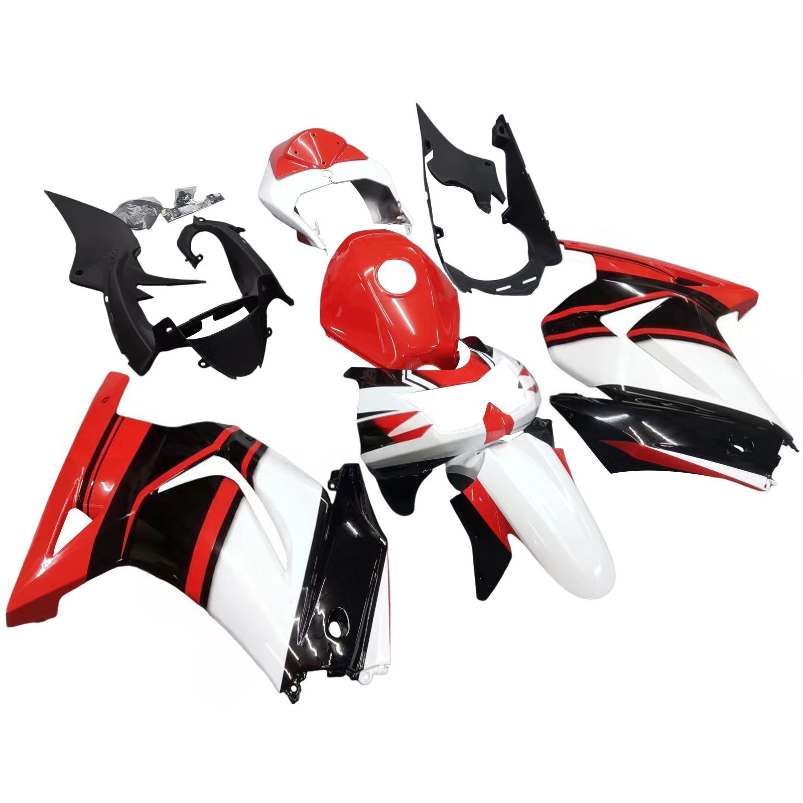 Kit de carénage injecté en plastique ABS pour Kawasaki EX250 Ninja250R 2008-2012