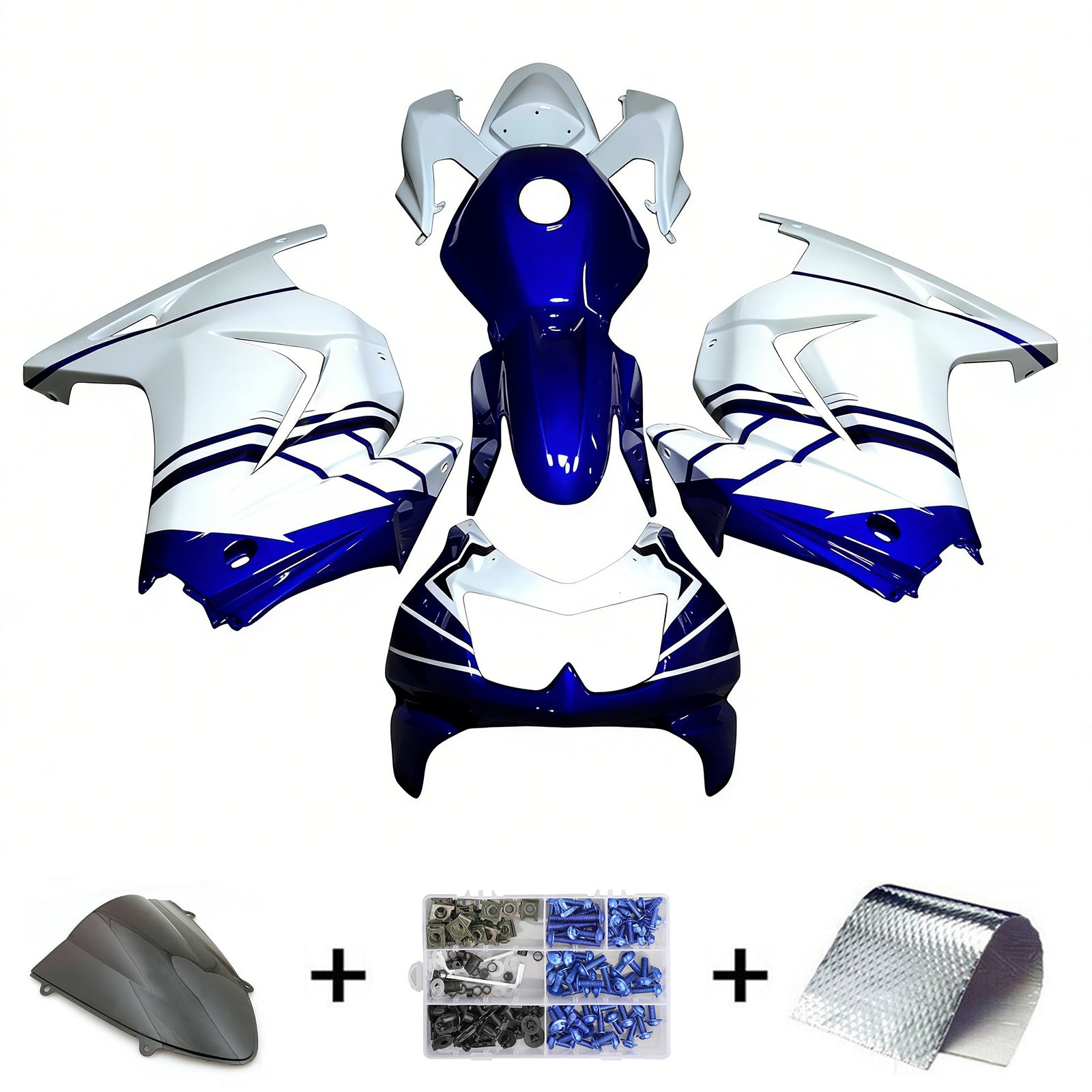 Kit de carénage d'injection Kawasaki EX250 Ninja250R, carrosserie en plastique, 2008 – 2012