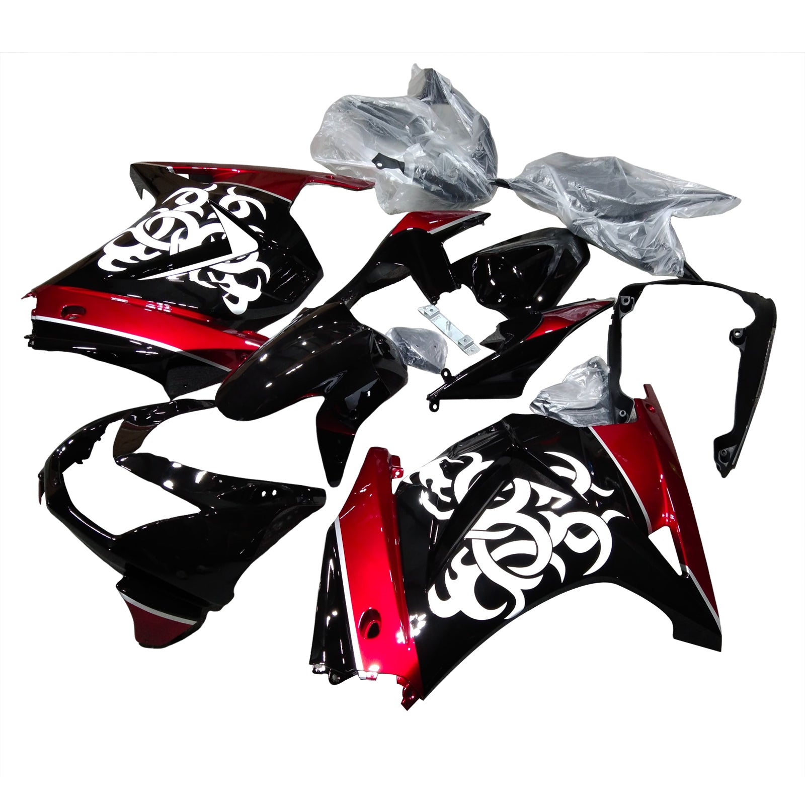 KAWASAKI Injekcijski komplet EX250 Ninja250R 2008-2012, ABS Plastic Karoserija