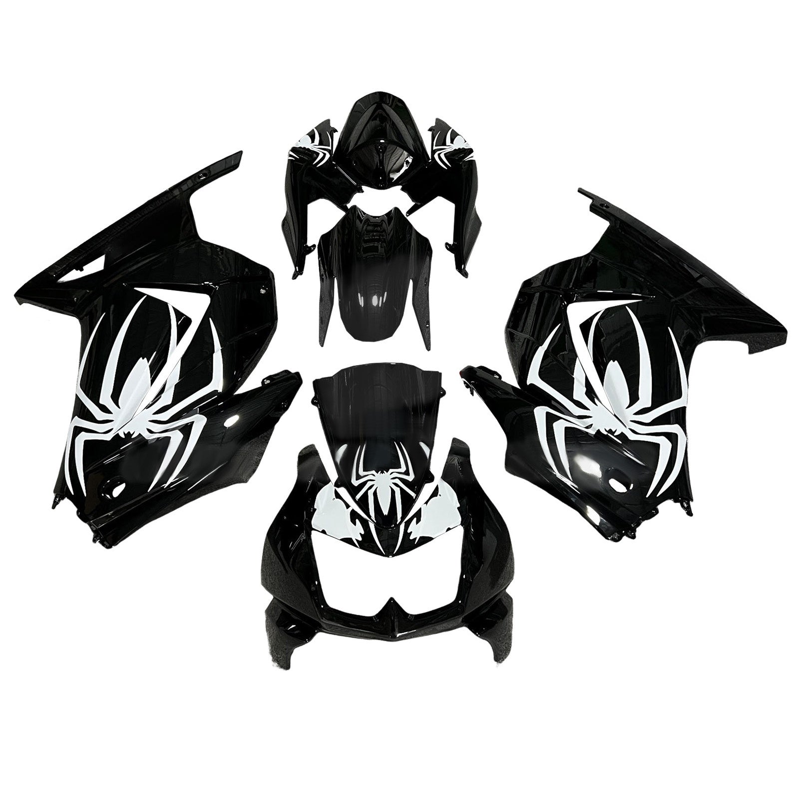Kit de carénage par injection, carrosserie en plastique ABS pour Kawasaki EX250 Ninja250R 2008-2012