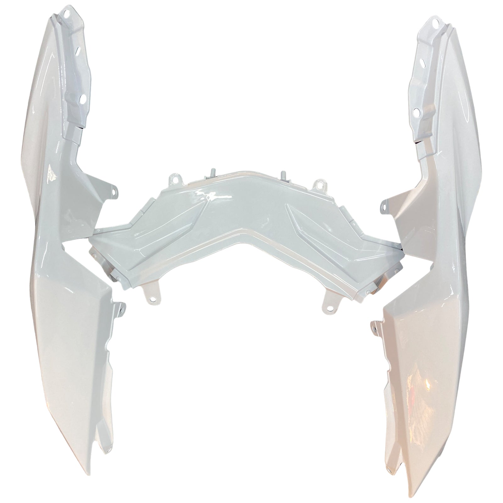 Amotopart Ninja 300R EX300R 2013-2017 Carénage de carrosserie blanc ABS moulé par injection en plastique 4 # générique