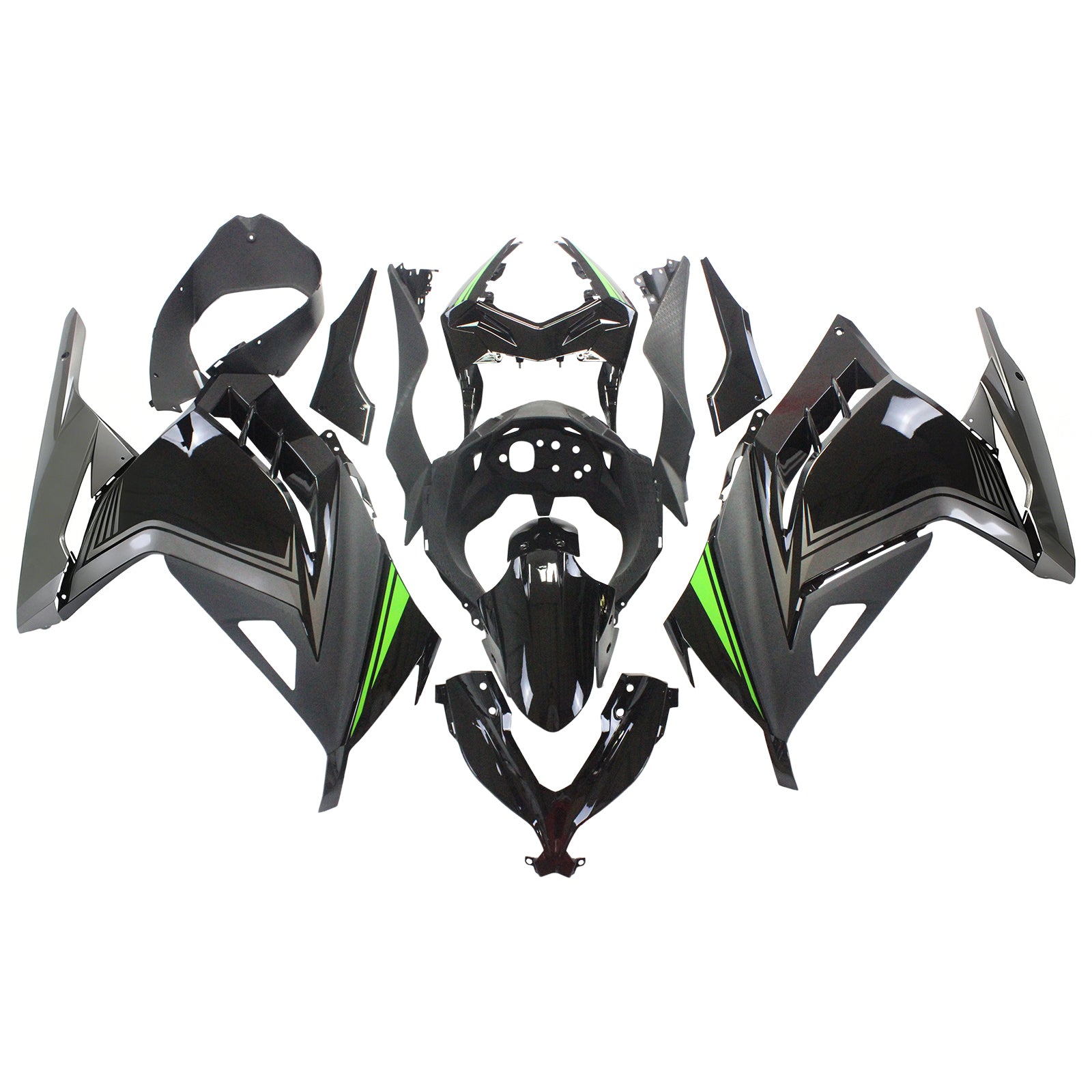 2013-2017 Kawasaki EX300 / Ninja 300 ABS kunststof carrosserie-injectiekuipset