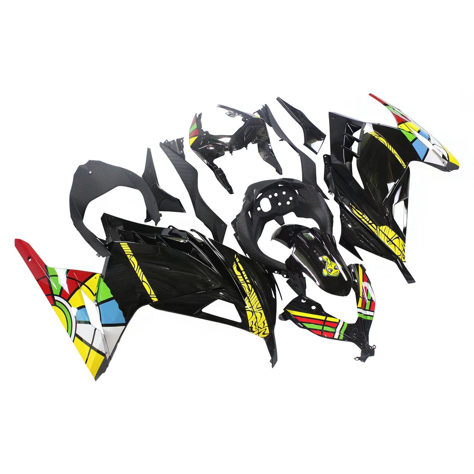 Kit carenatura iniezione carrozzeria in plastica ABS Kawasaki EX300 / Ninja 300 2013-2017