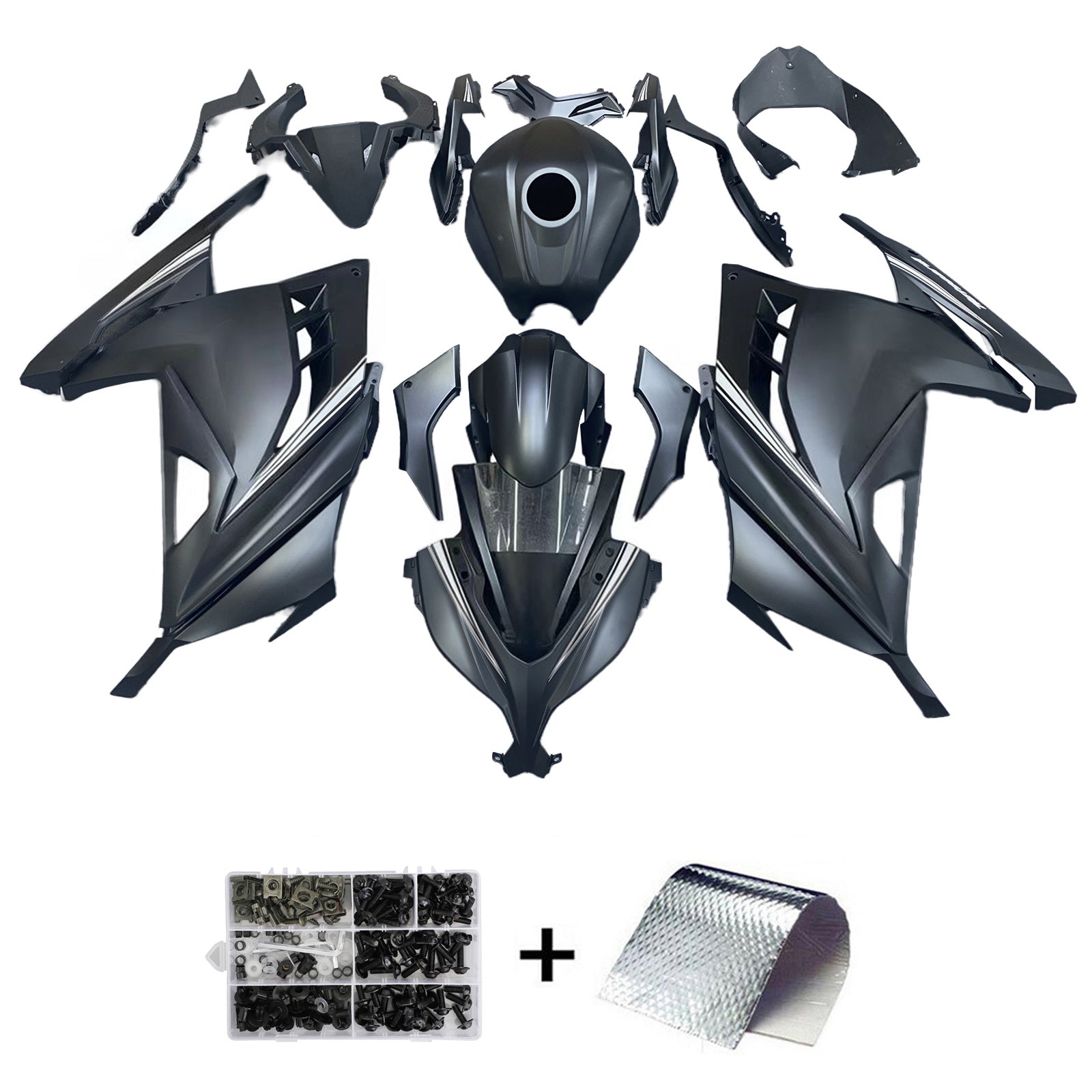 Injection Fairing Kit Bodywork fit For Kawasaki EX300 Ninja300R 2013-2024