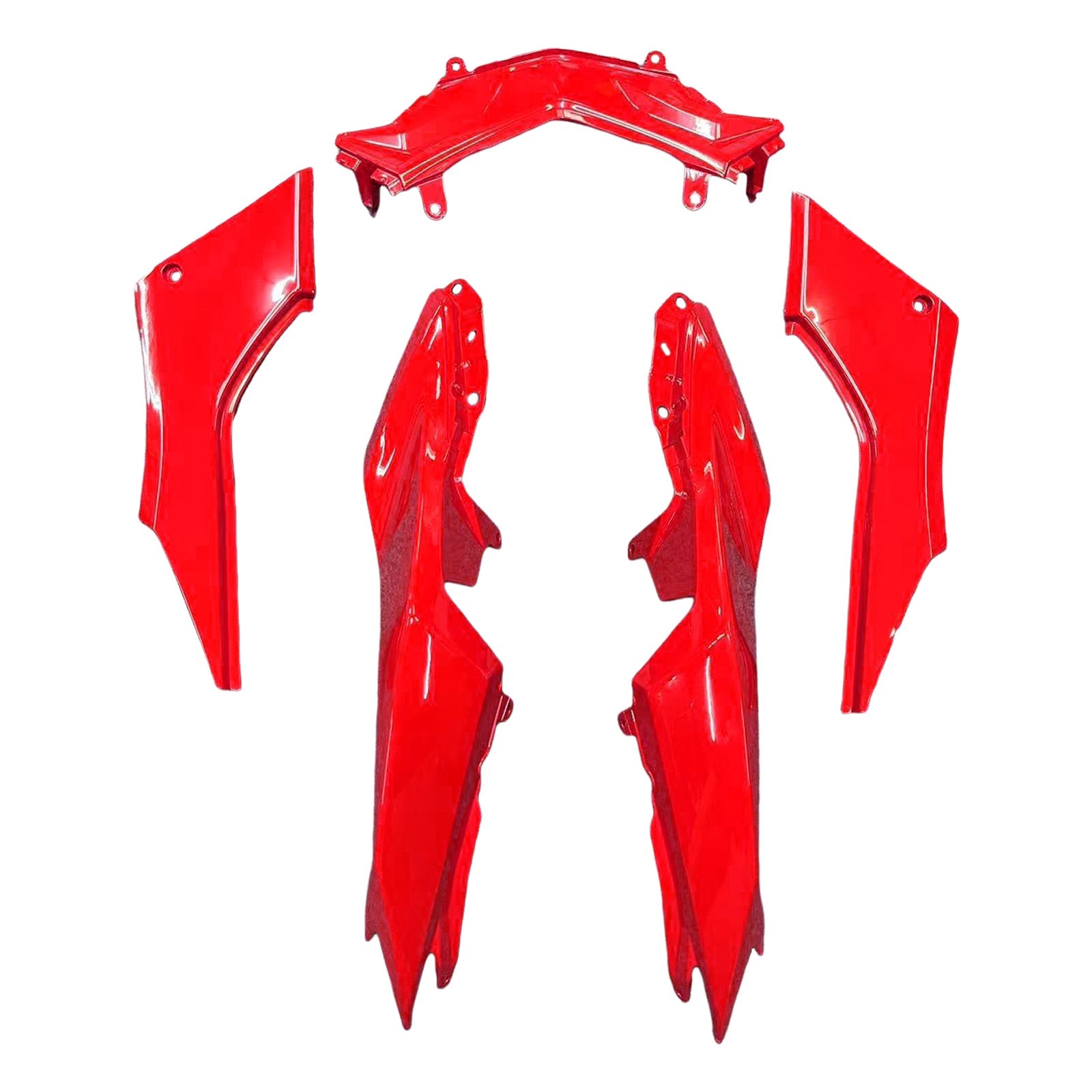 Amotopart Kawasaki EX300/Ninja 300 2013-2017 ABS muovinen korirakennesarja