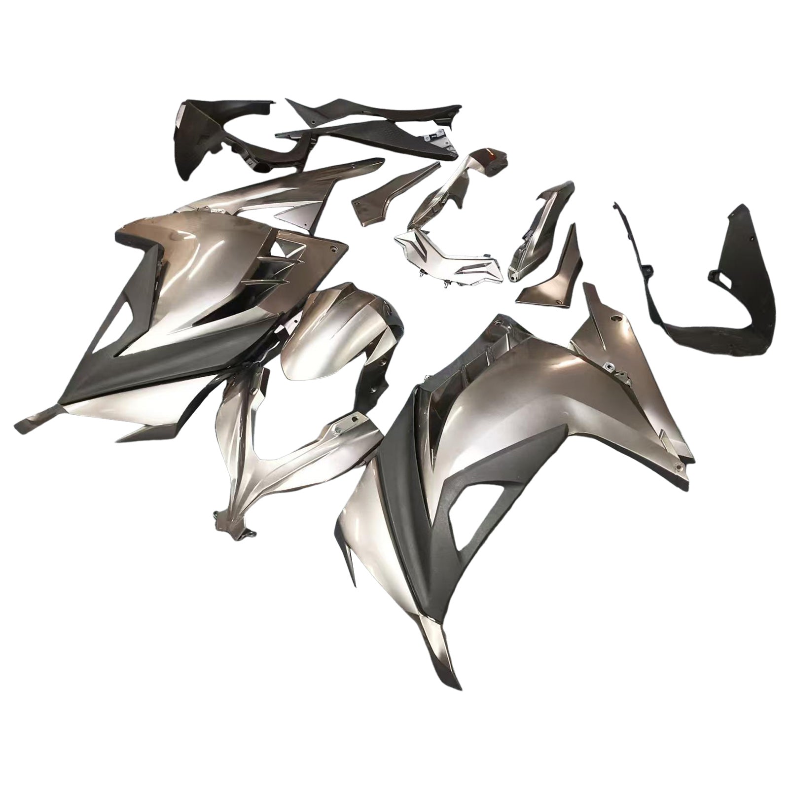 Amotopart Kawasaki EX300/Ninja 300 2013-2017 ABS muovinen korirakennesarja