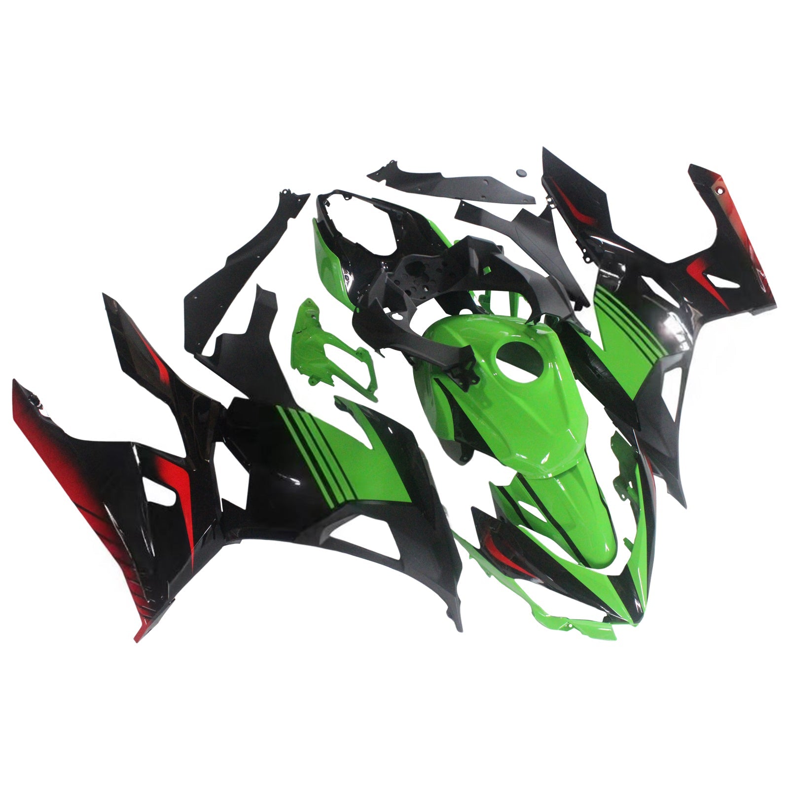 Kit carenatura iniezione carrozzeria in plastica ABS Kawasaki EX400 / Ninja400 2018-2023 FAX