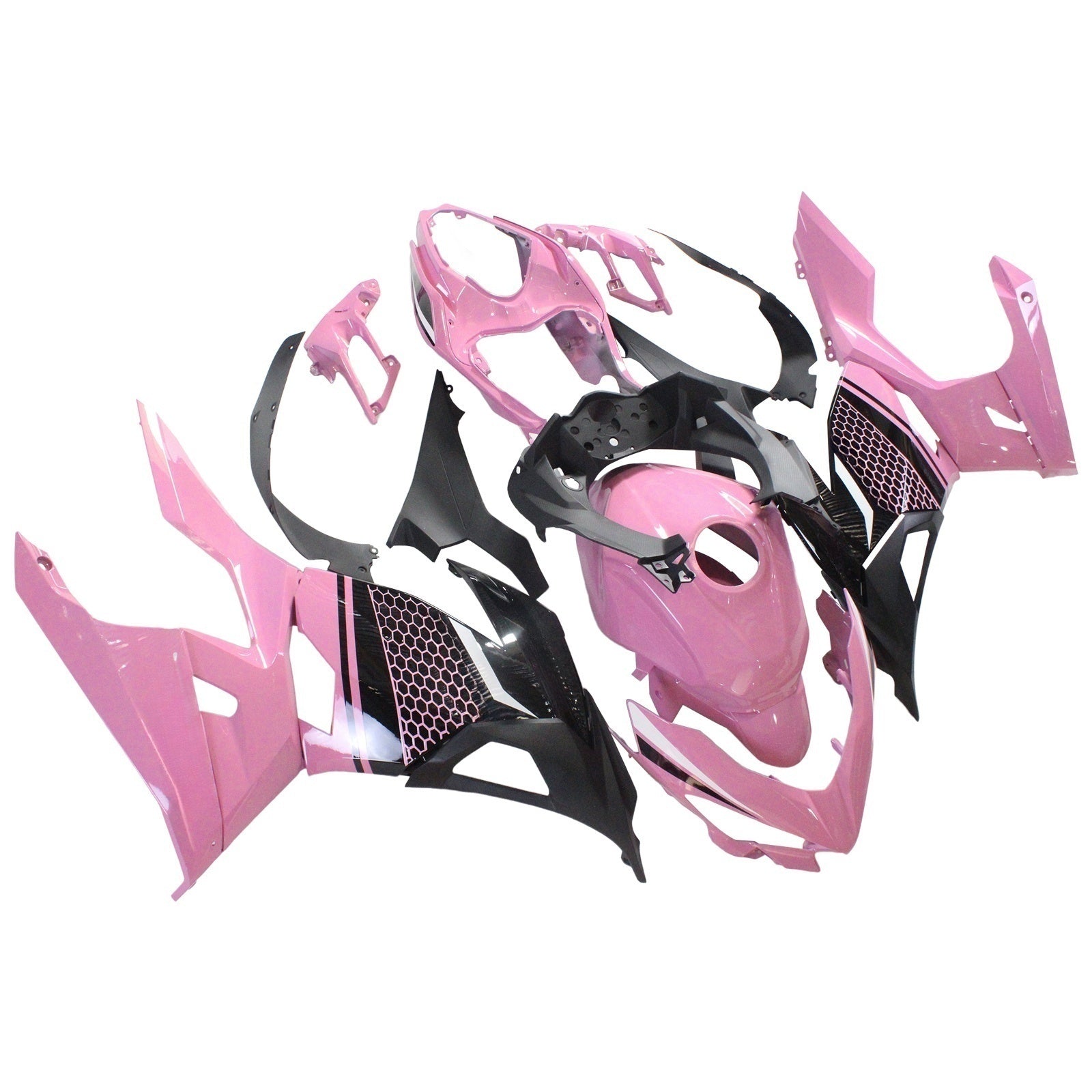 Kit de carénage Amotopart Kawasaki EX400/Ninja400 2018-2023