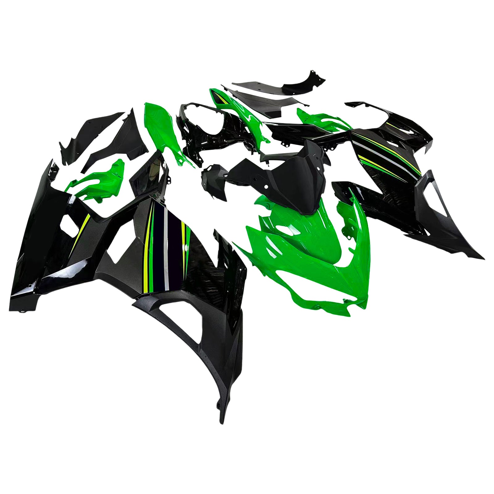 Kit de carénage Amotopart Kawasaki EX400/Ninja400 2018-2023