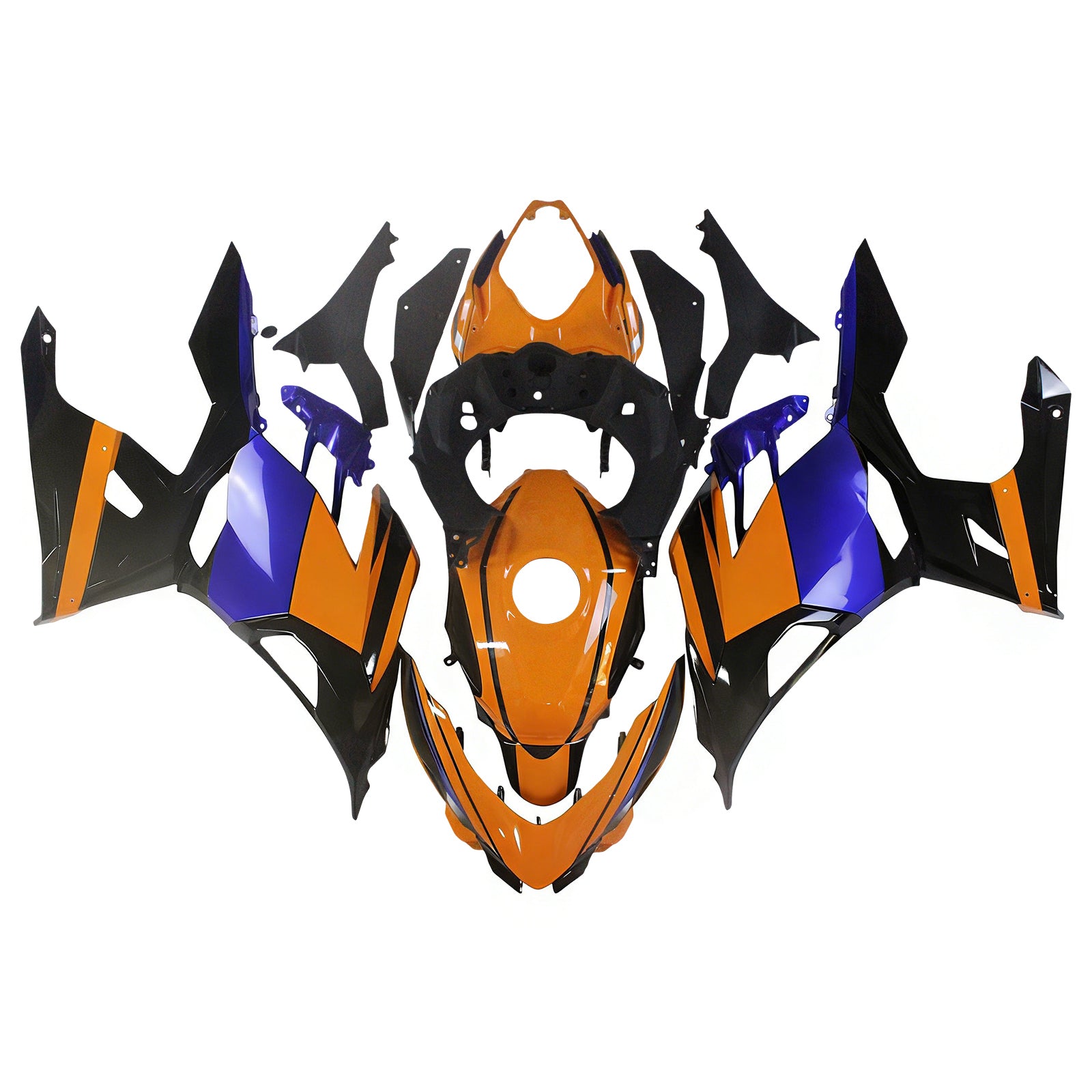 Amotopart Kawasaki EX400 Ninja400 2018-2023 Korirakenne ABS-muovi