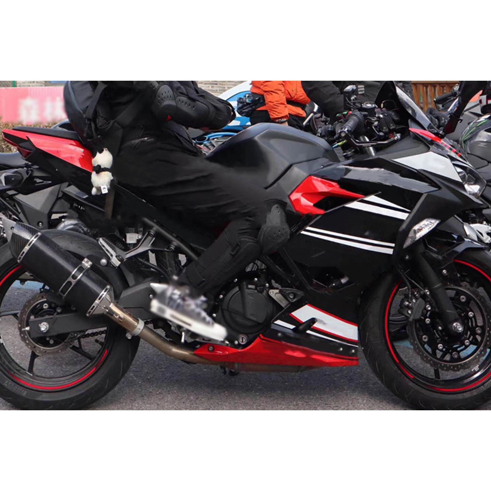 Amotopart Kawasaki EX400 Ninja400 2018-2023 Kuipset Carrosserie ABS Kunststof