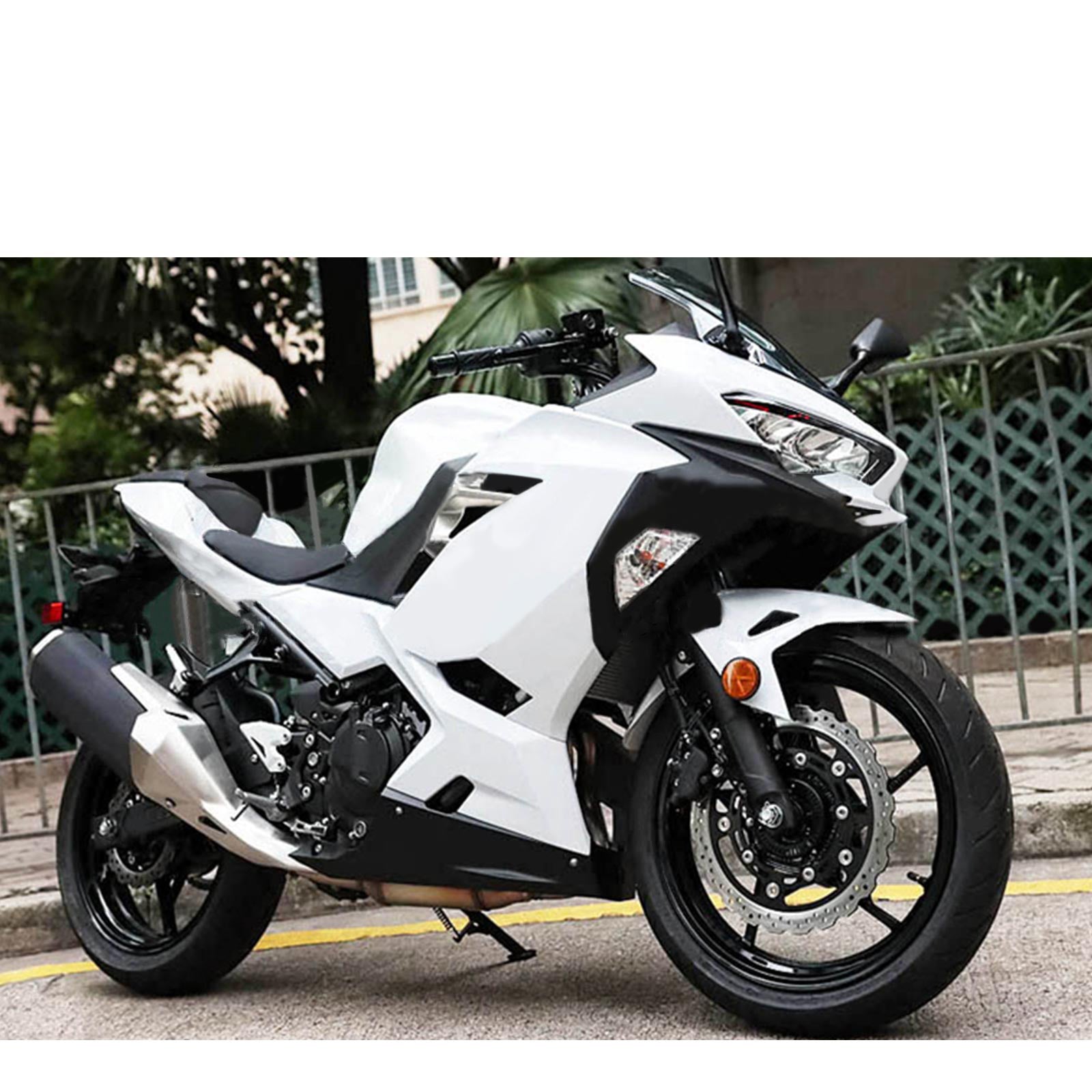 Amotopart Kawasaki EX400 Ninja400 2018-2023 Kit Carenado Carrocería Plástico ABS