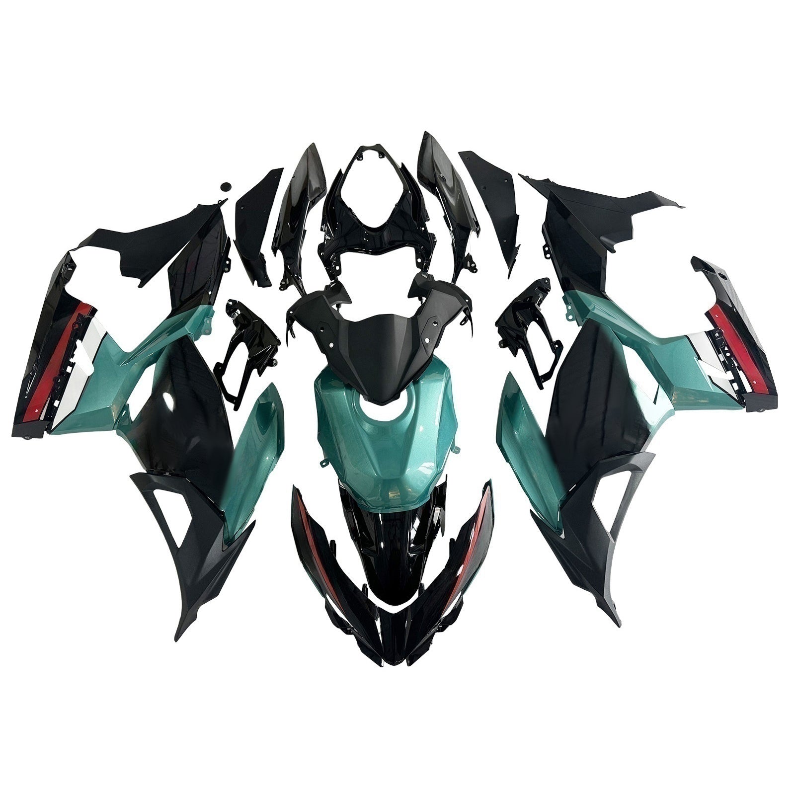 Amotopart Kawasaki Ex400 Ninja400 2018-2023 Kilpailu Corrier Plastic Abs