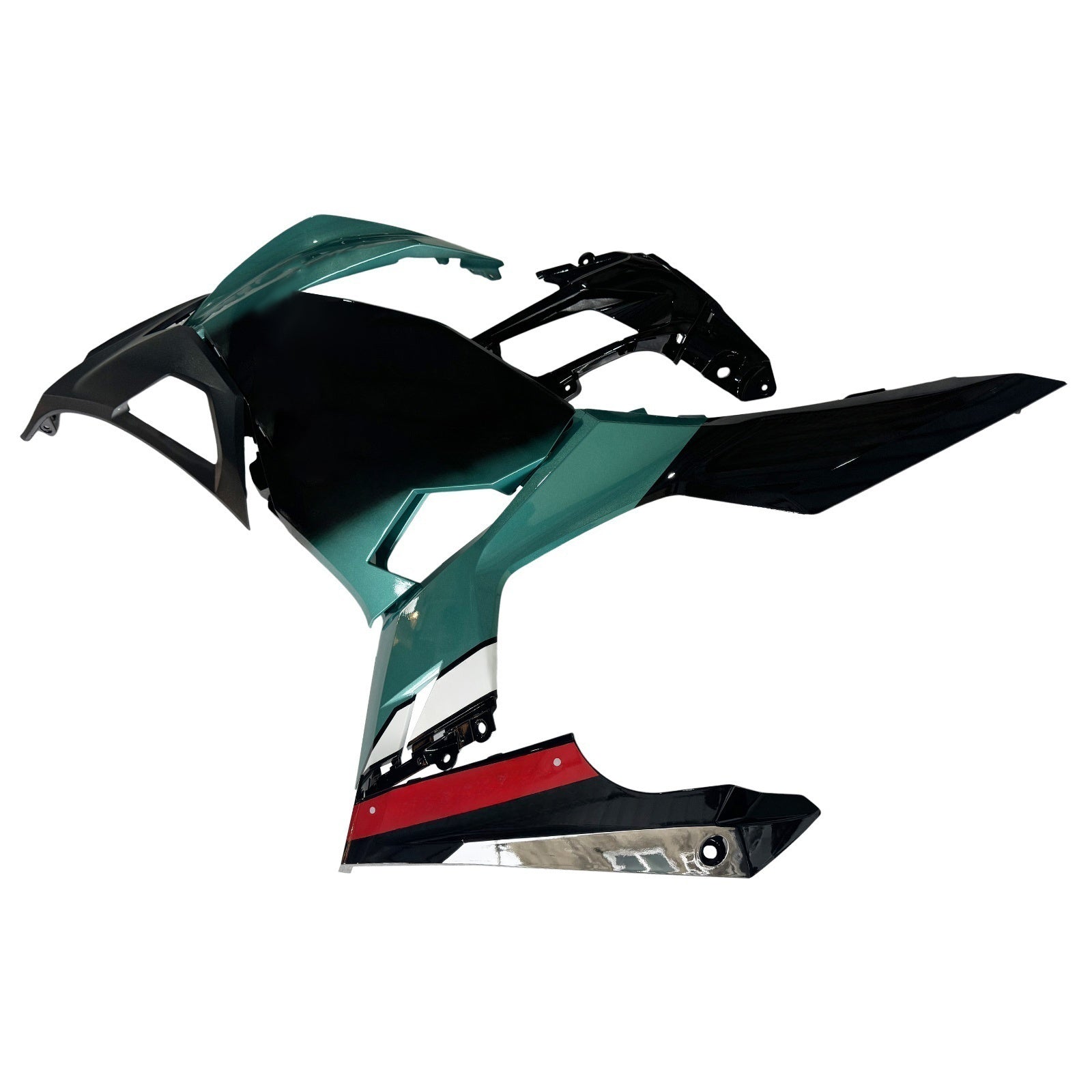 Amotopart Kawasaki Ex400 Ninja400 2018-2023 Kilpailu Corrier Plastic Abs